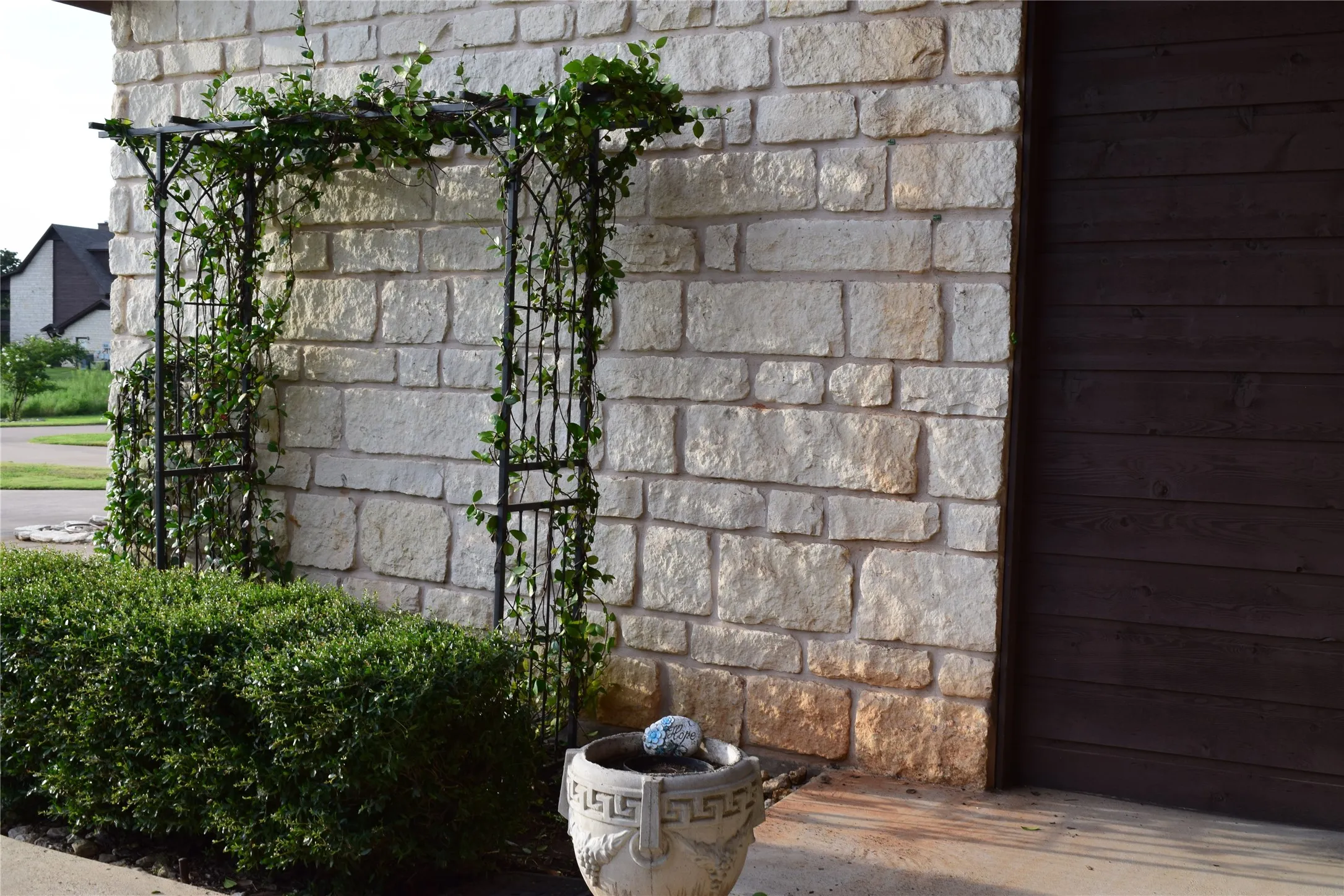 Pretty front porch area.