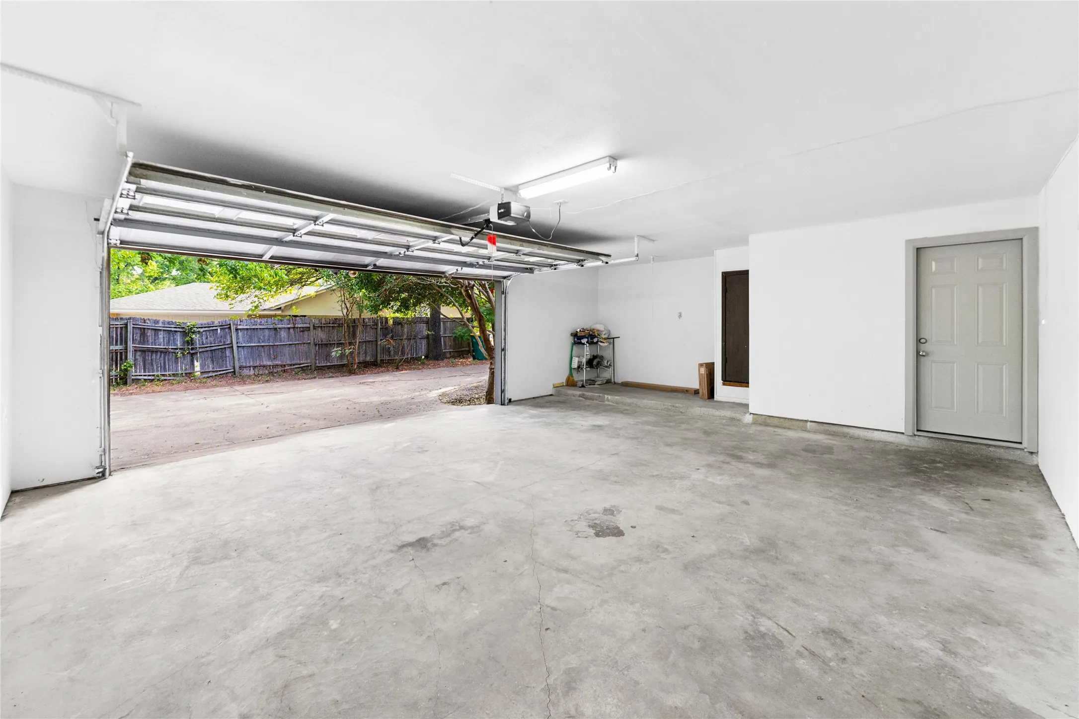 Oversized 2 car side load garage