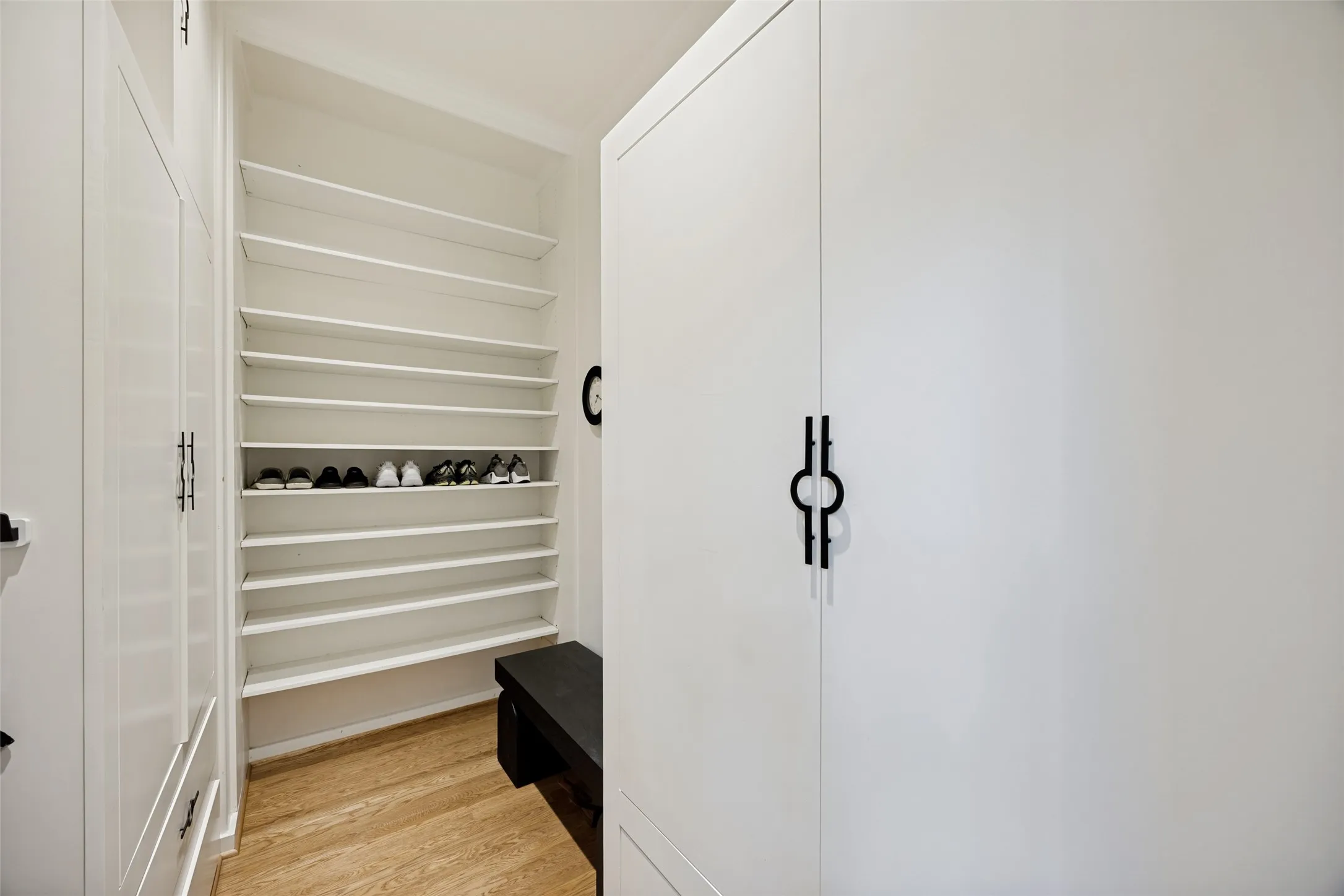 Huge first floor closet adds to the abundant storage