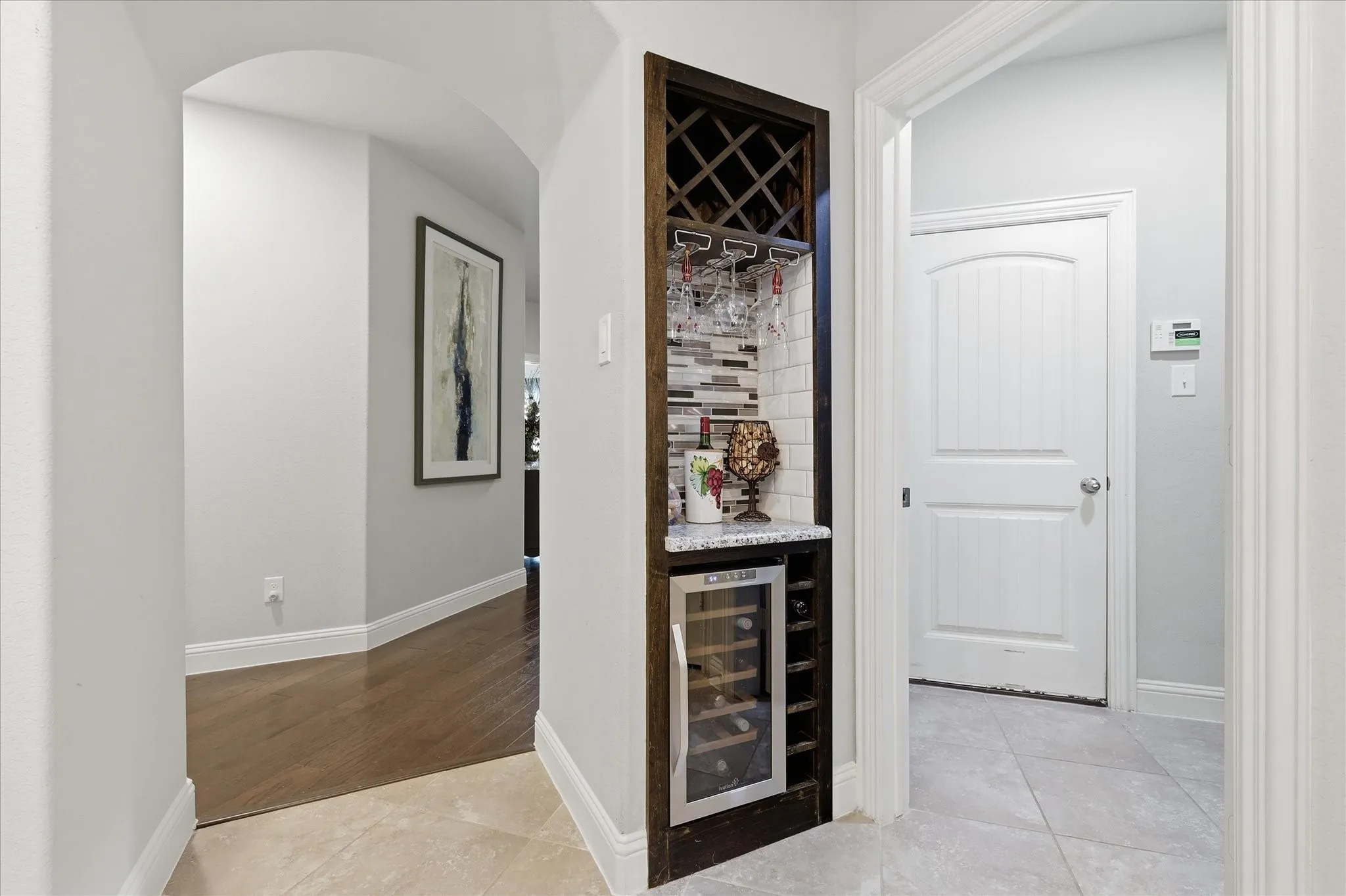 Custom wine bar