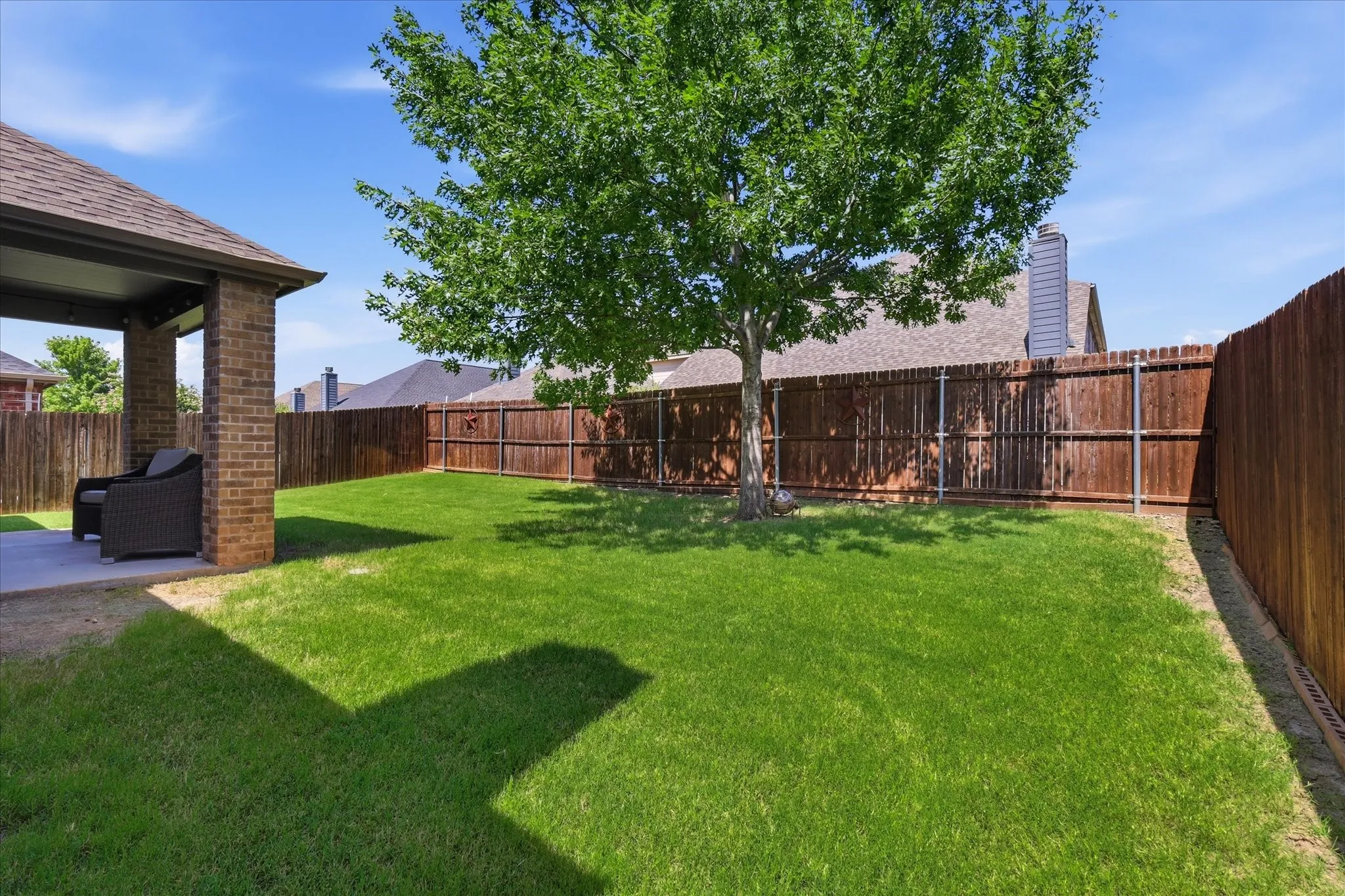 Great yard space for fur family & entertainment