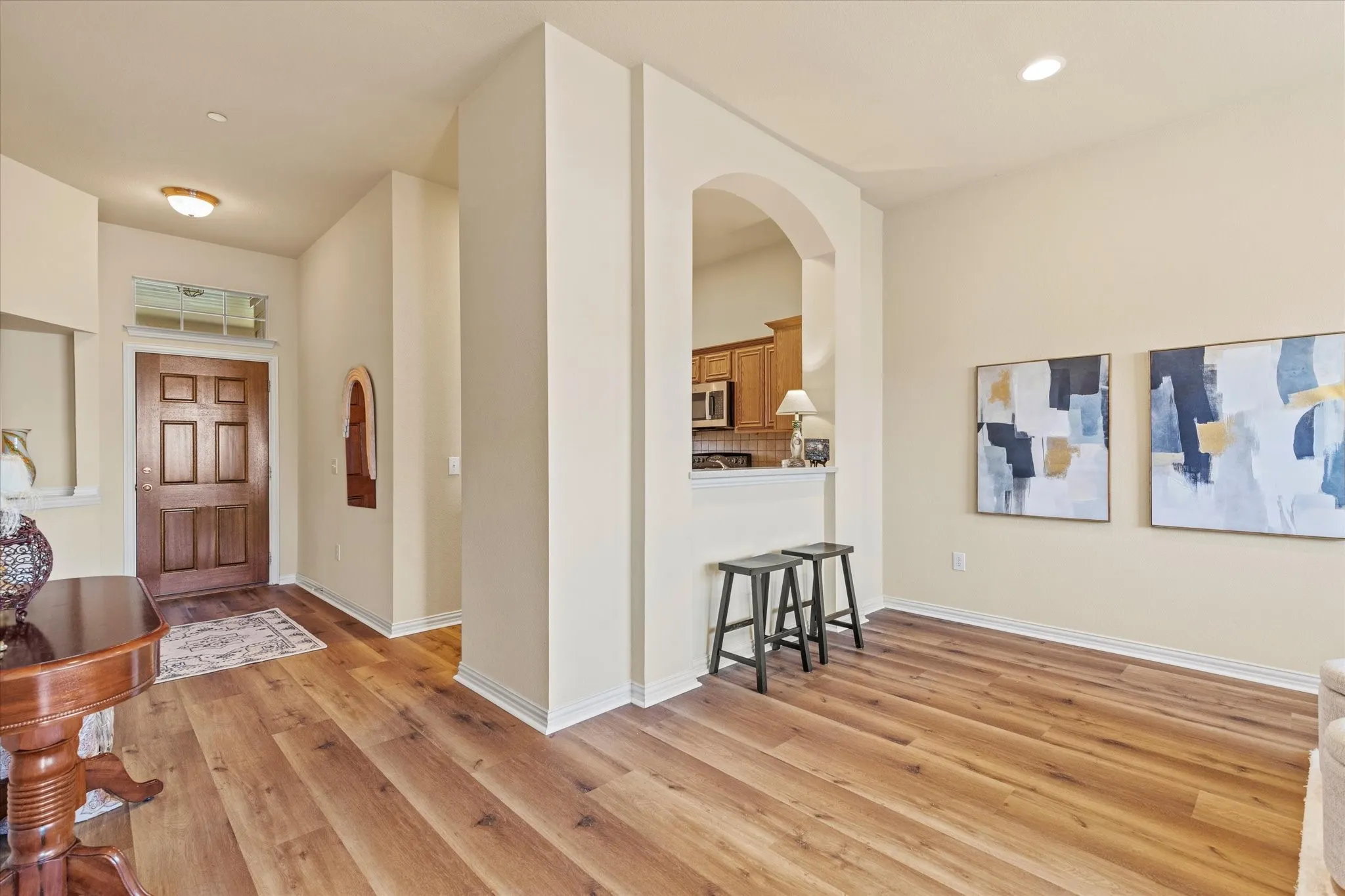 There's even space to add a 2nd Dining area if wanted