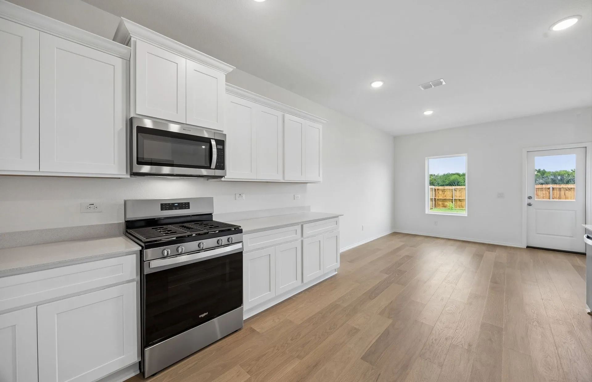 *Floorplan representation, not actual home - Dining area off kitchen with large windows