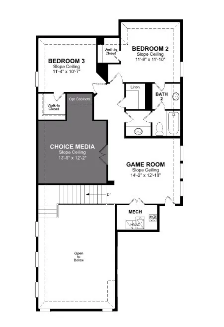 Beazer Homes Wildflower Ranch Brazos Floorplan.