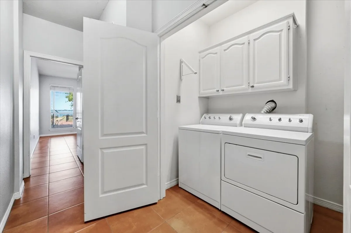 Laundry closet on 1st floor