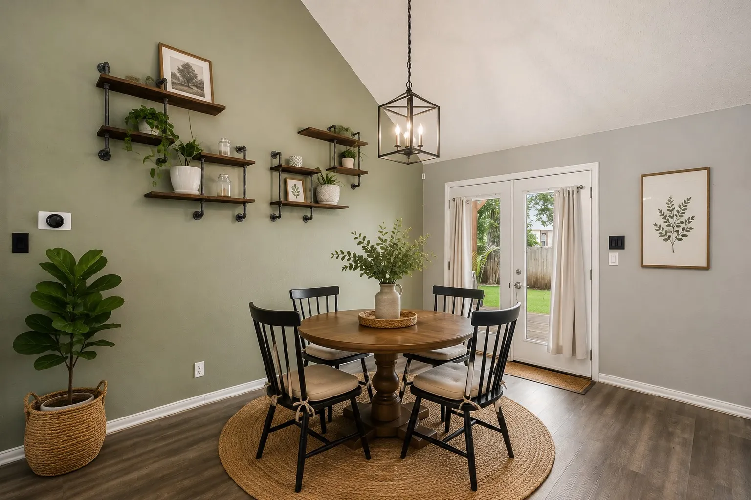 Breakfast Nook - virtually staged