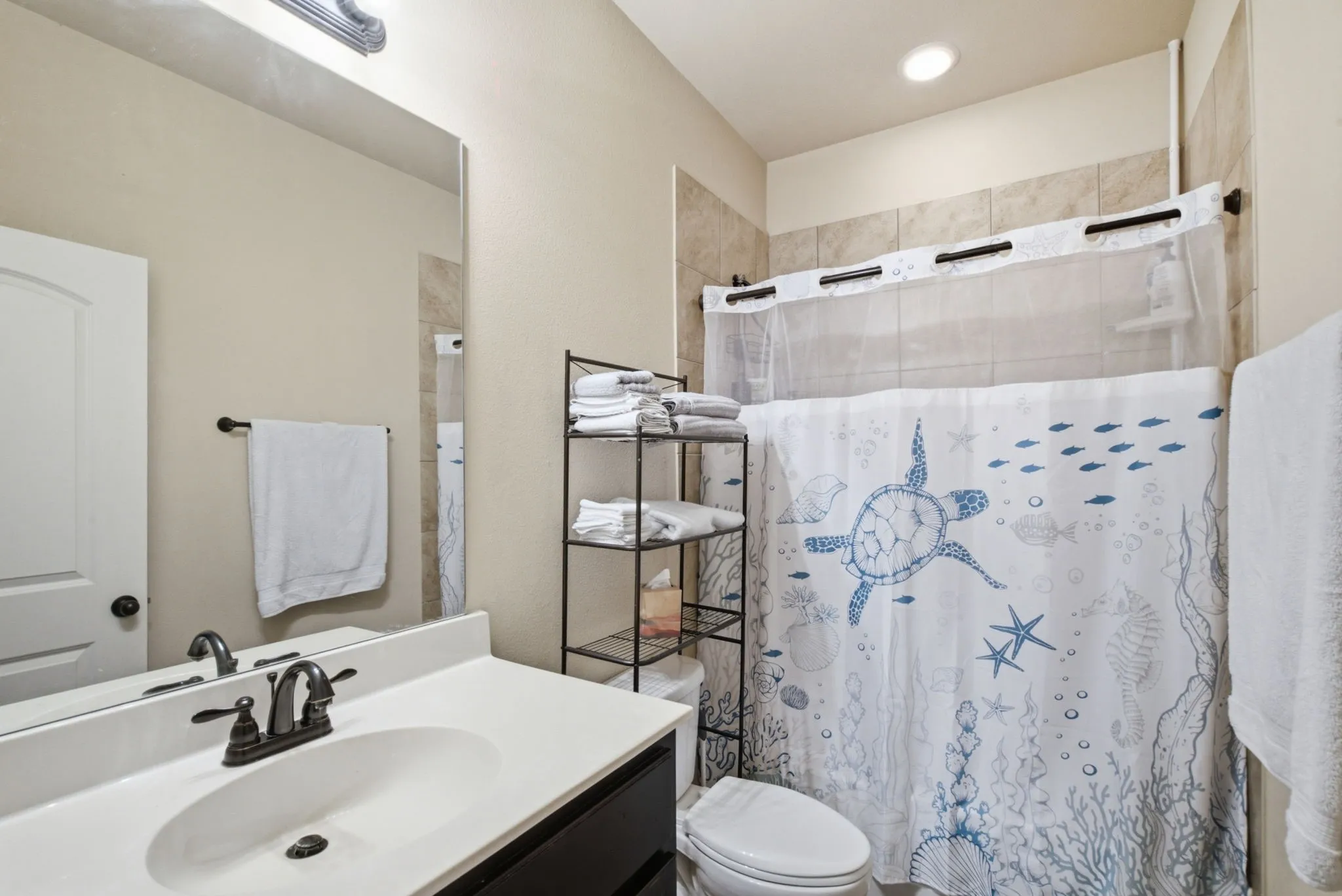 GOOD-SIZED GUEST BATH
