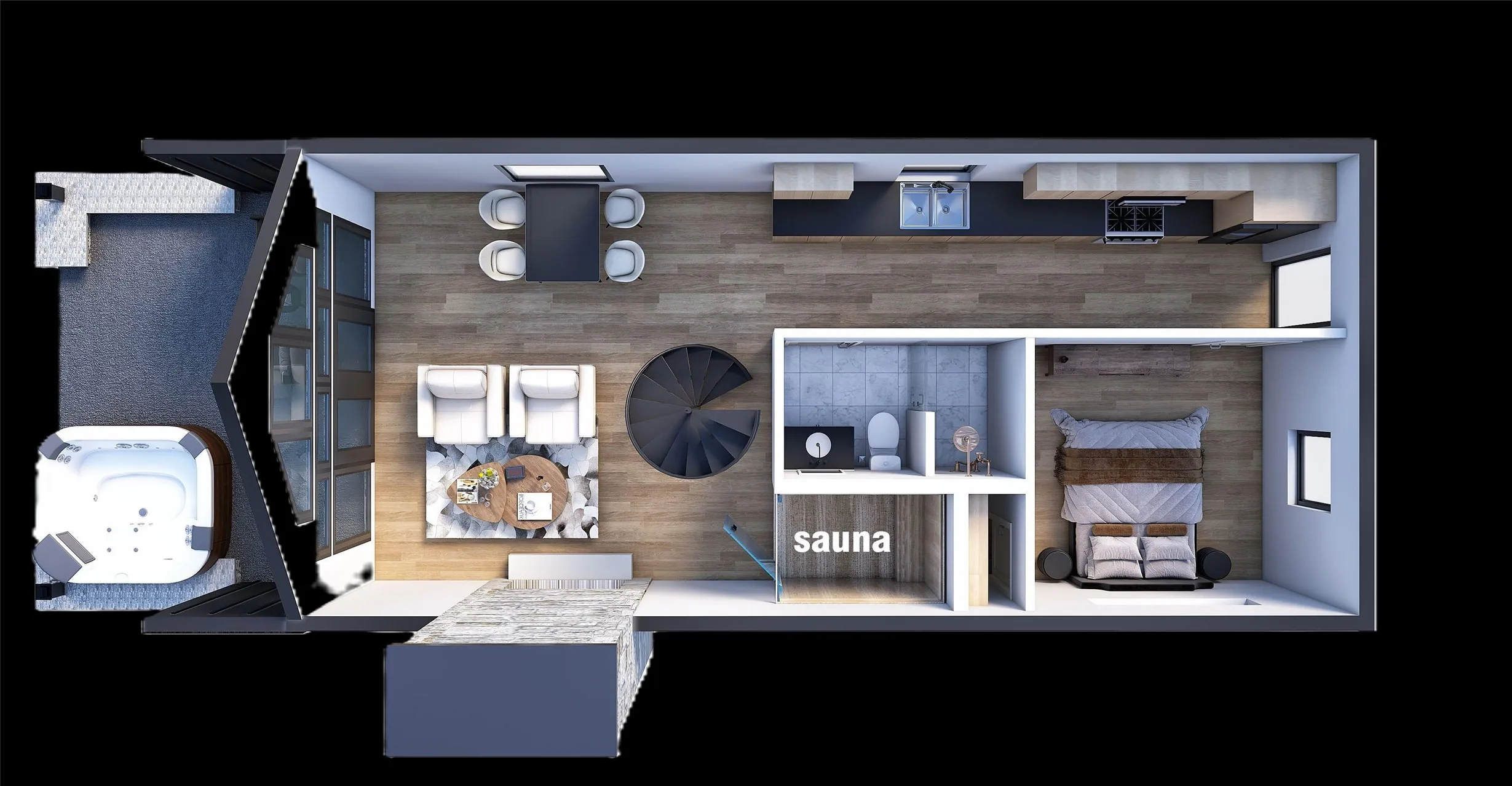 2 Bedroom Floor Plan