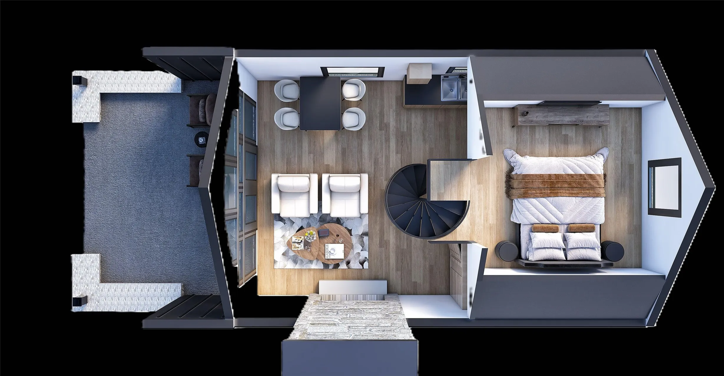 1 Bedroom Floor Plan