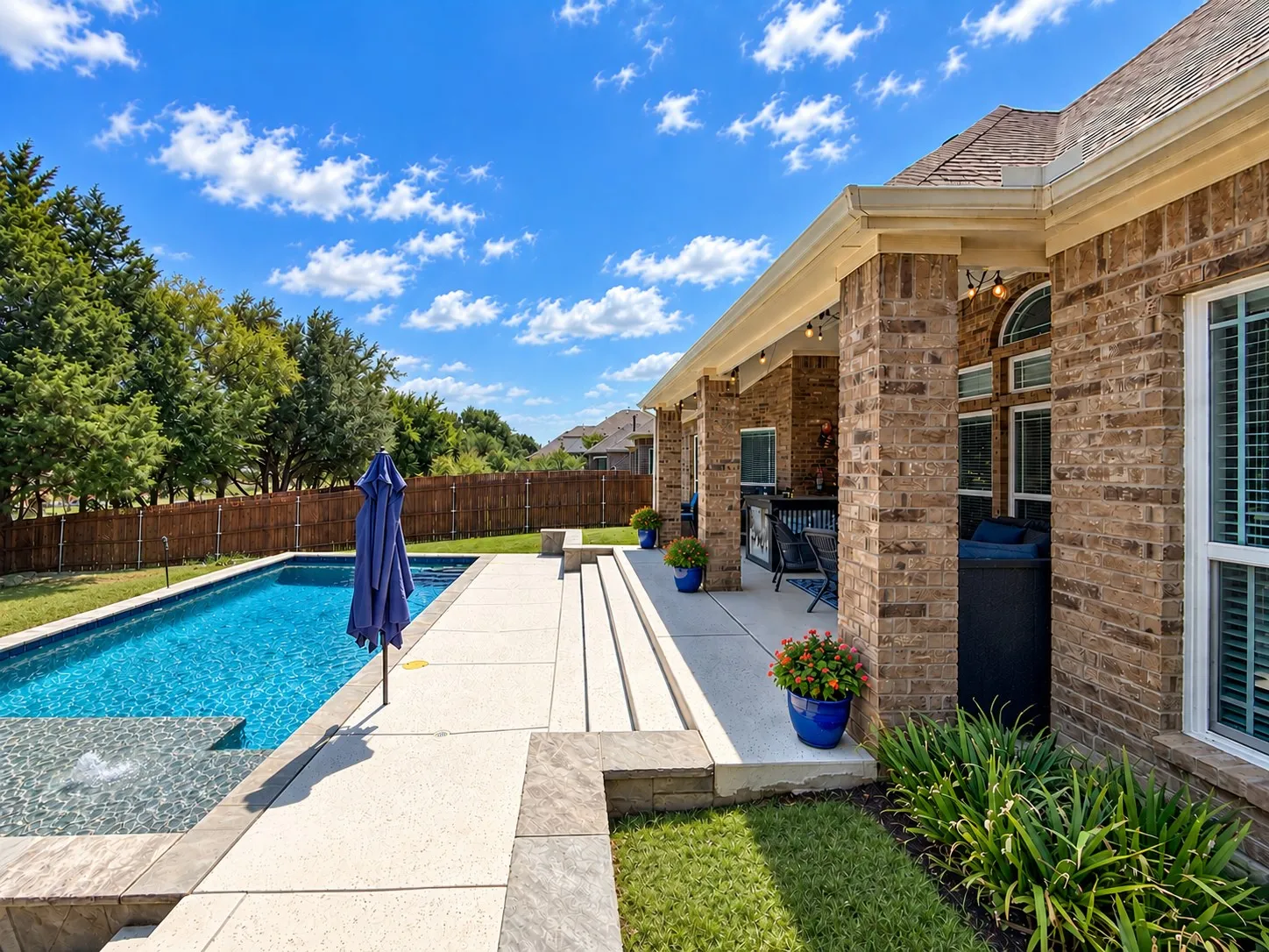 Backyard - Pool and Patio