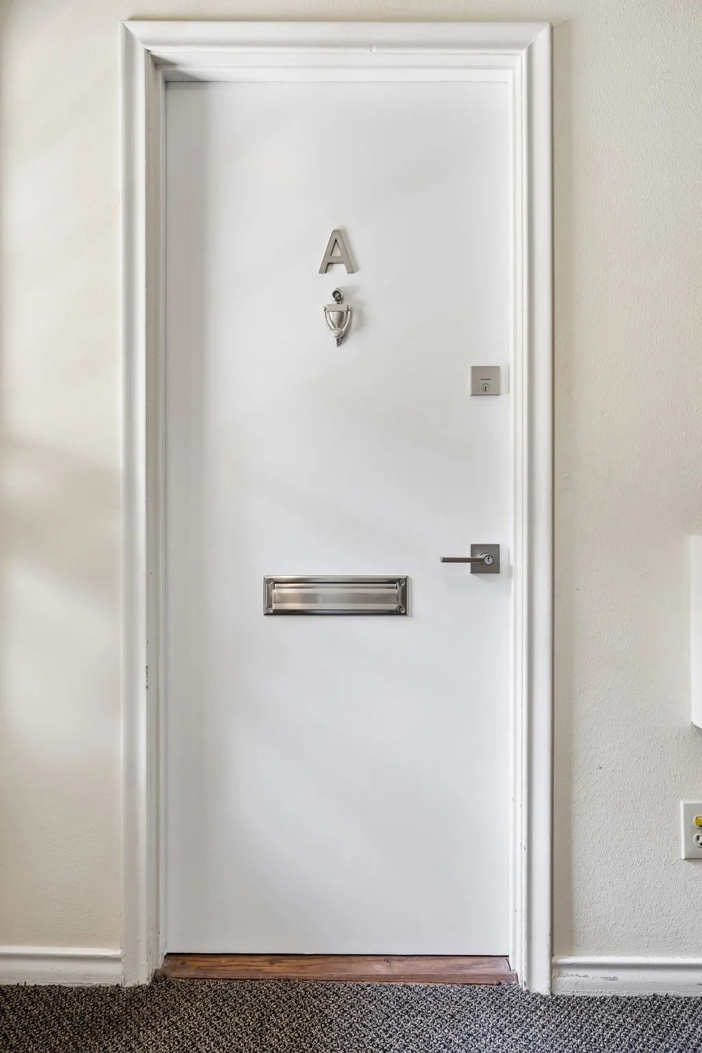 New Brushed Nickel Door Hardware Throughout