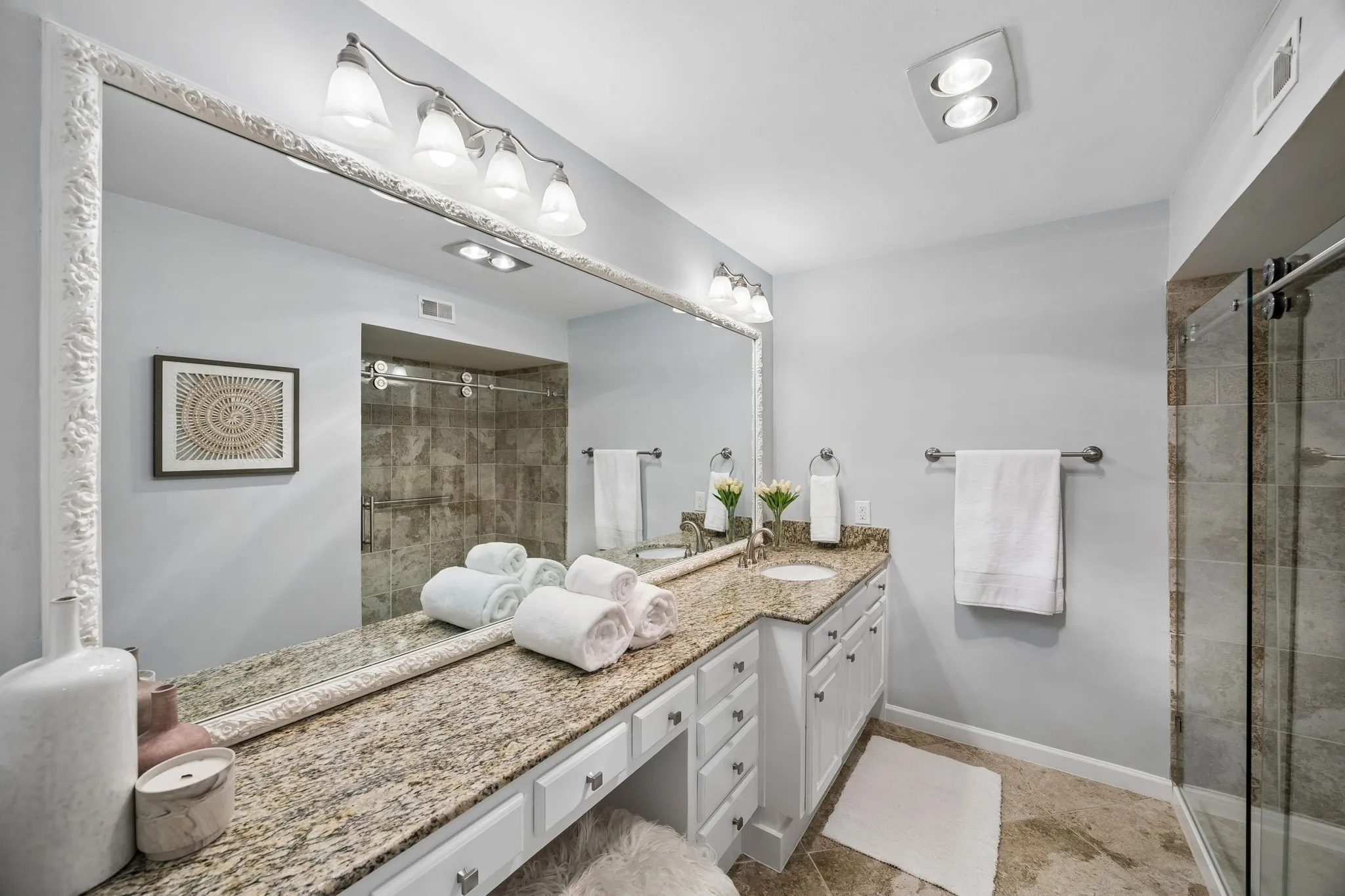 Primary Bath with large Walk-In Shower