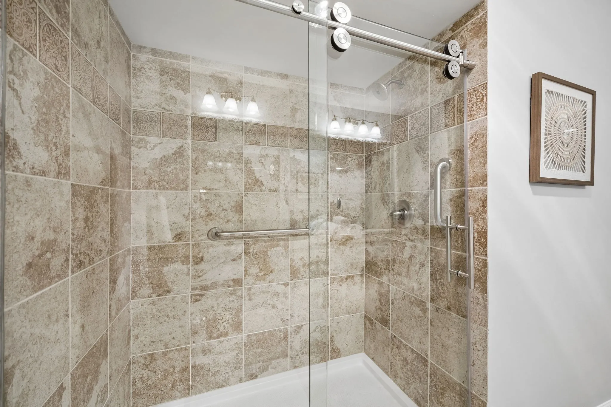 NEW FRAMELESS SHOWER DOOR