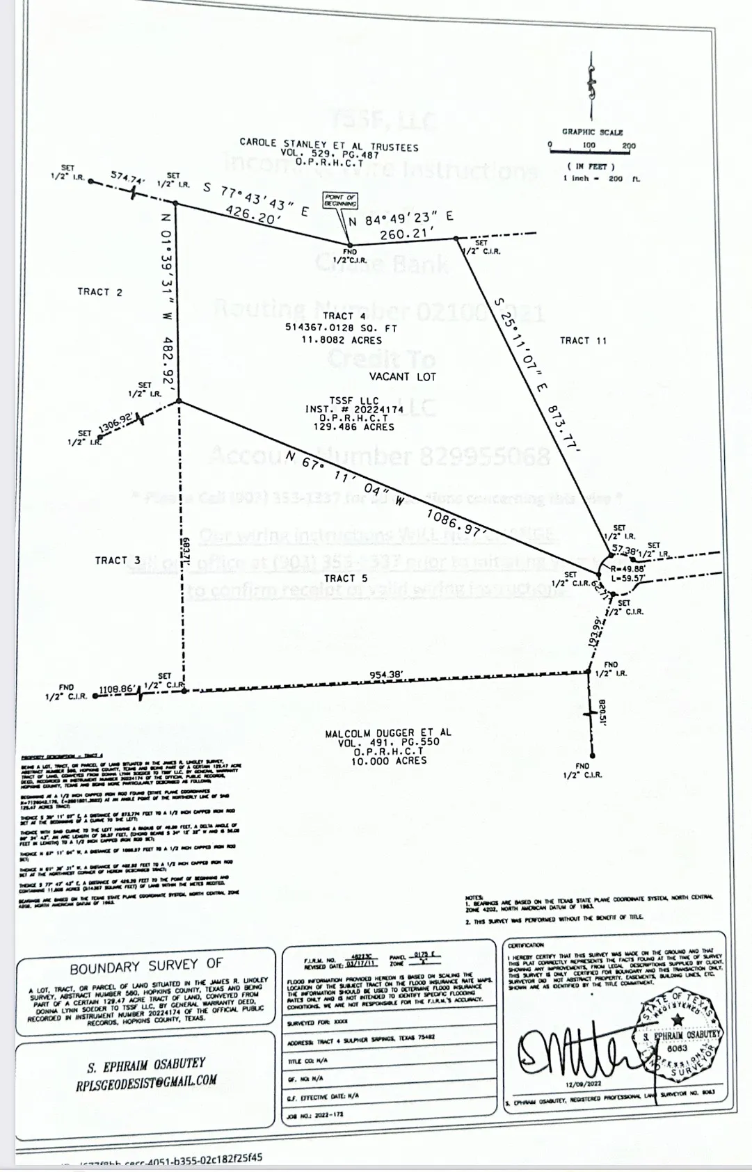 Boundary Survey. Illustrating the property's perimeter, dimensions, and adjacent​​‌​​​​‌​​‌‌​‌‌​​​‌‌​‌​‌​‌​​​‌​​ tracts