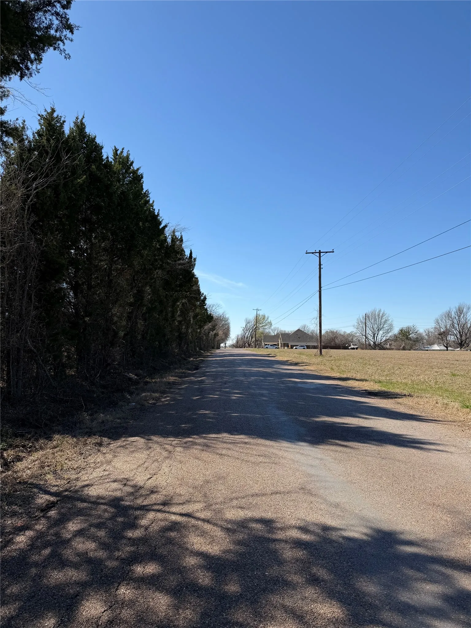 View of asphalt street