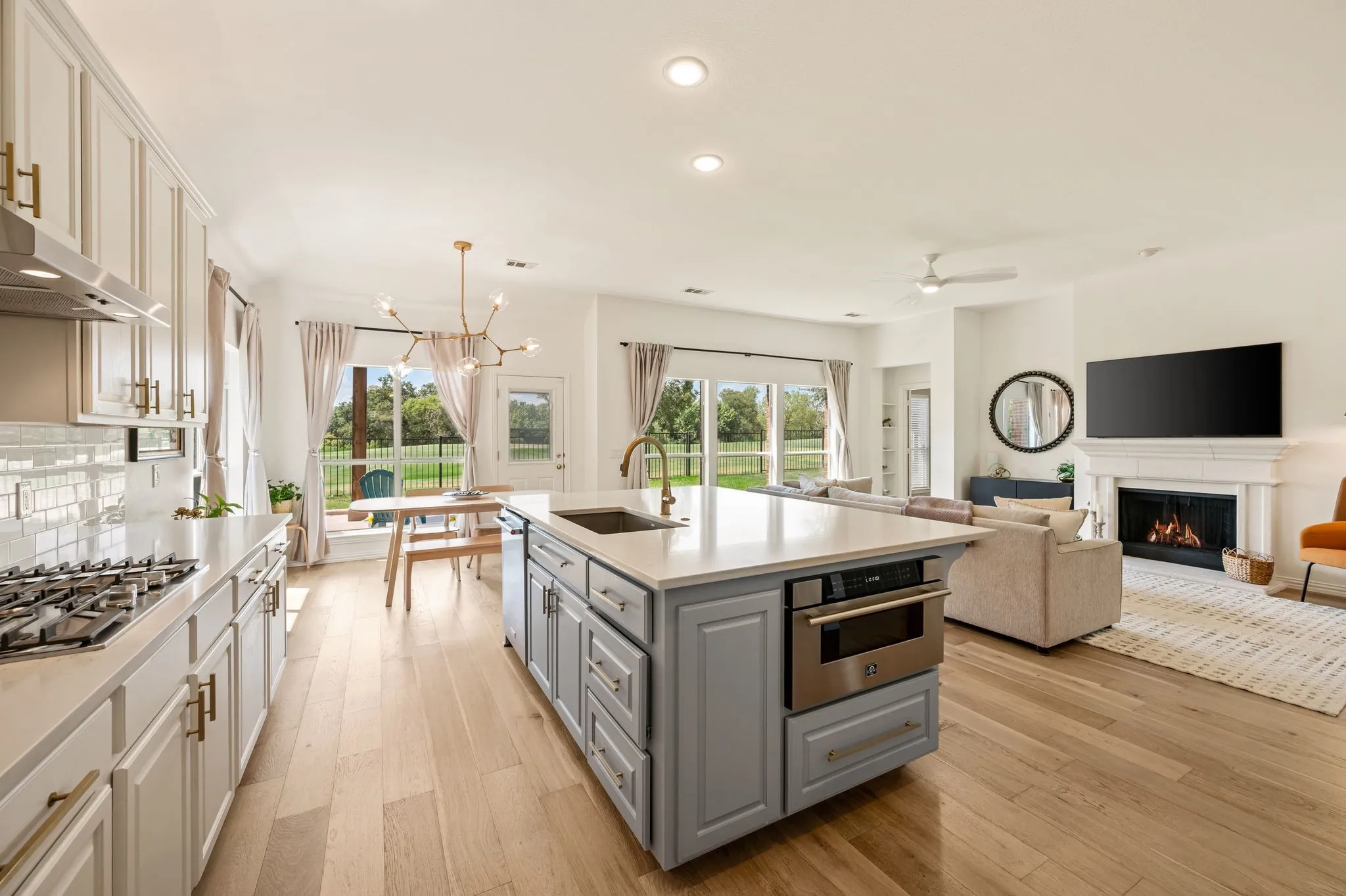 Open floor plan at its finest.