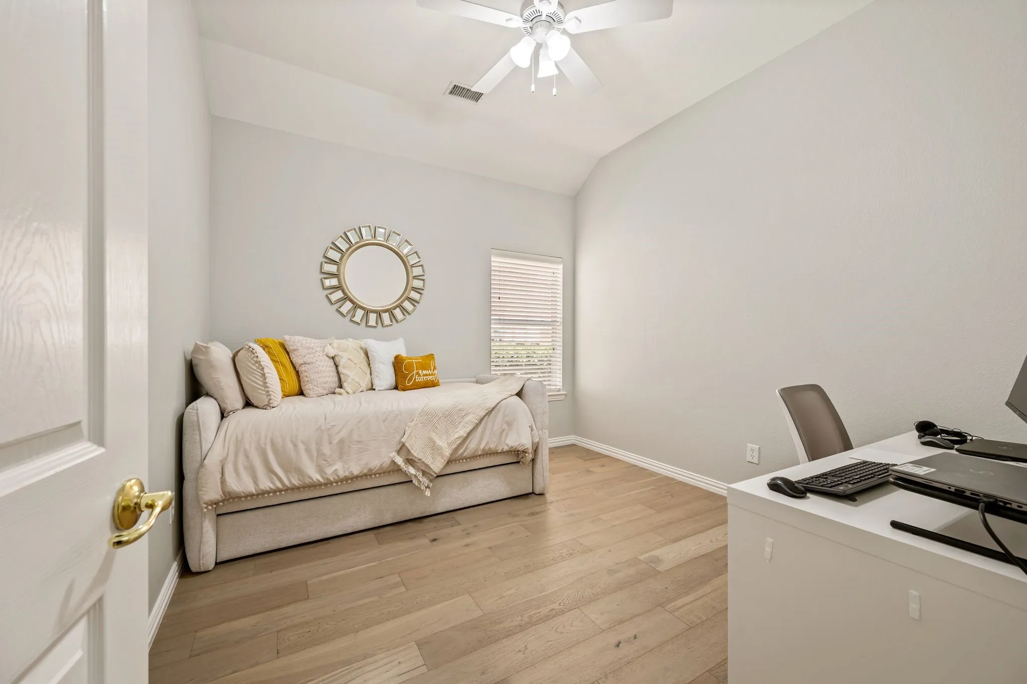 Bedroom #4. Also being used as an office.