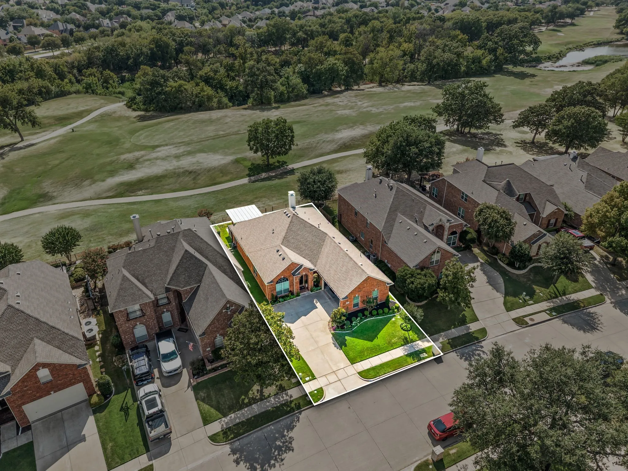 Perfectly positioned on the 7th Fairway of the prestigious Sky Creek Ranch Golf Club.