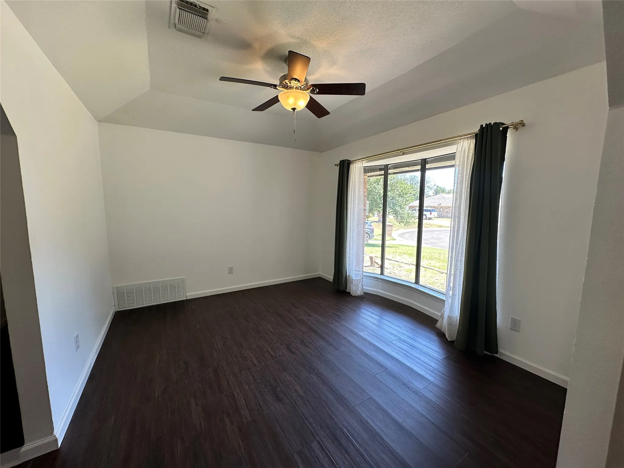 Flex space can service as dining, living, game room or home office.