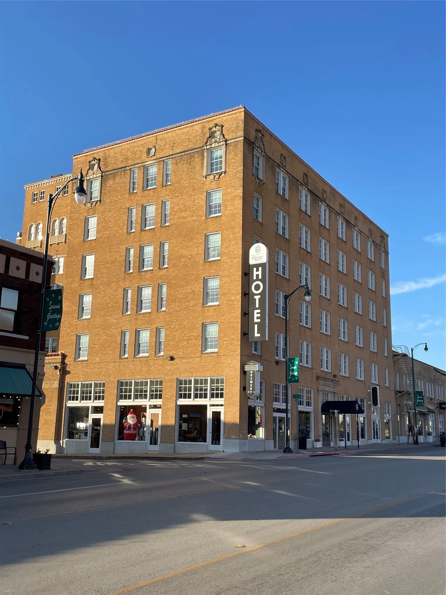 Crazy Water Hotel in downtown Mineral Wells