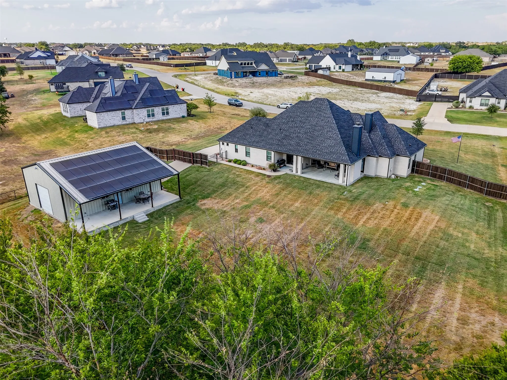1.5+ acre lot with 1200 sq. ft. shop