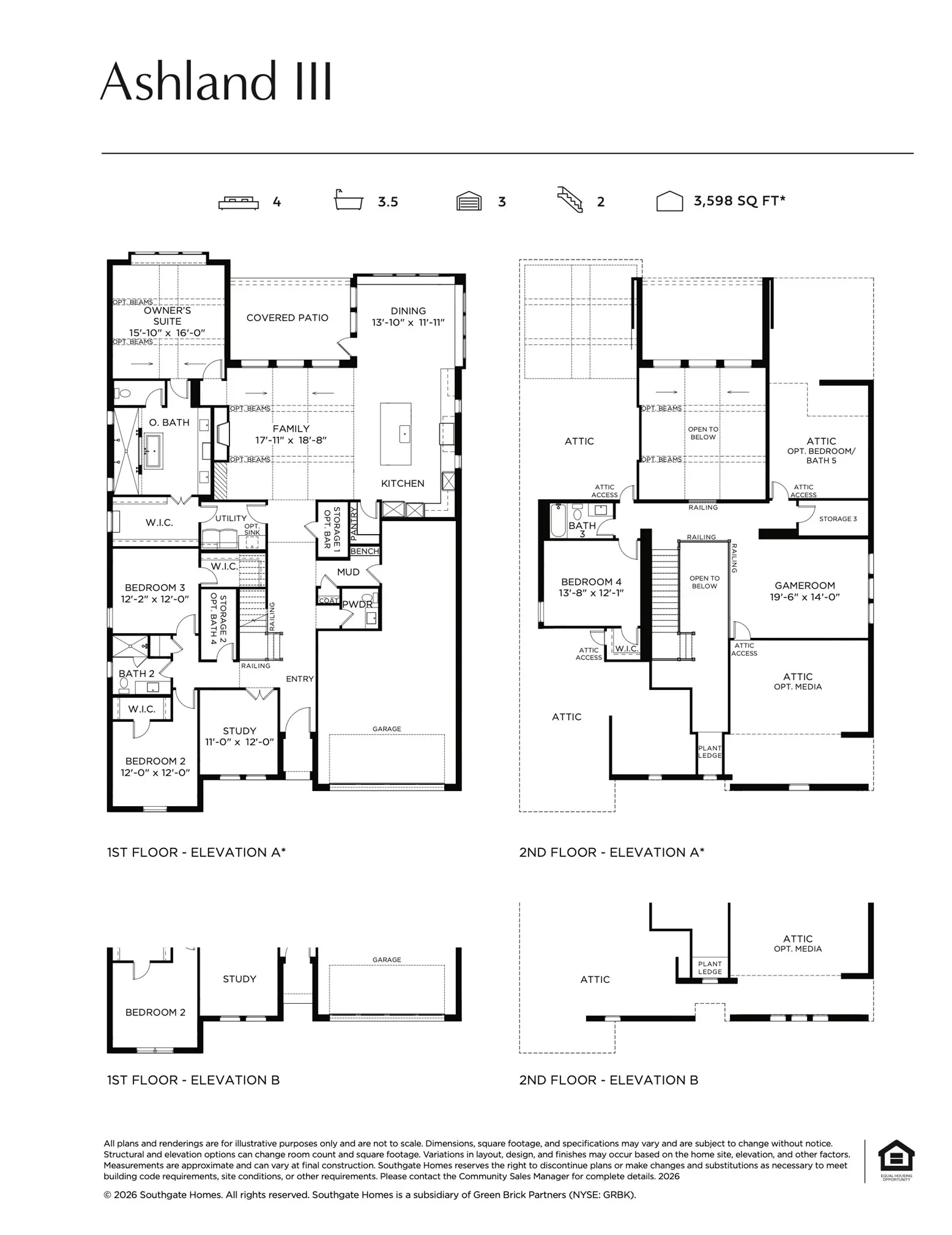 Whether you are entertaining a crowd or hosting a cozy family get togehter, our Ashland II plan does it all!