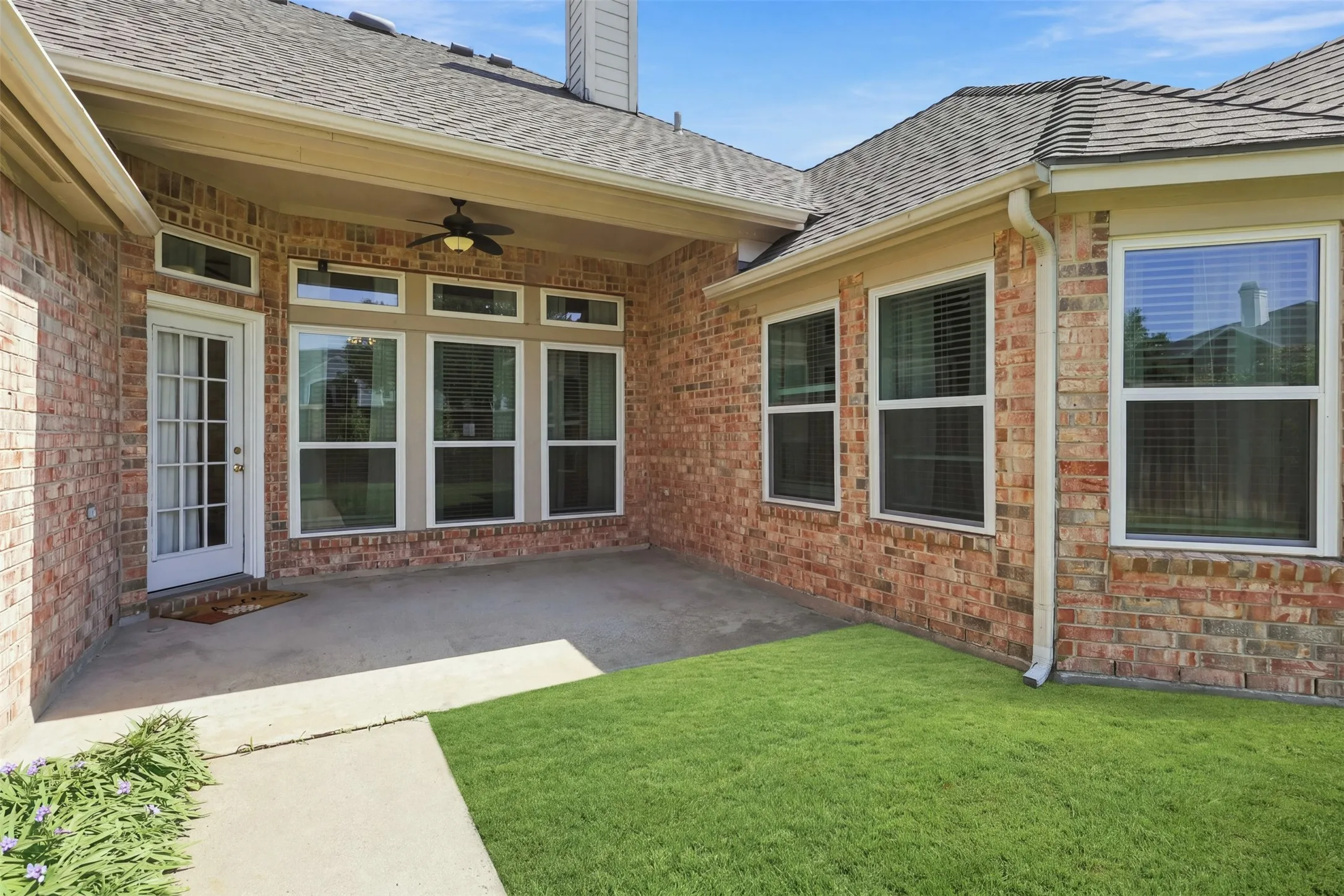 Large covered patio is perfect for relaxing after a long day!