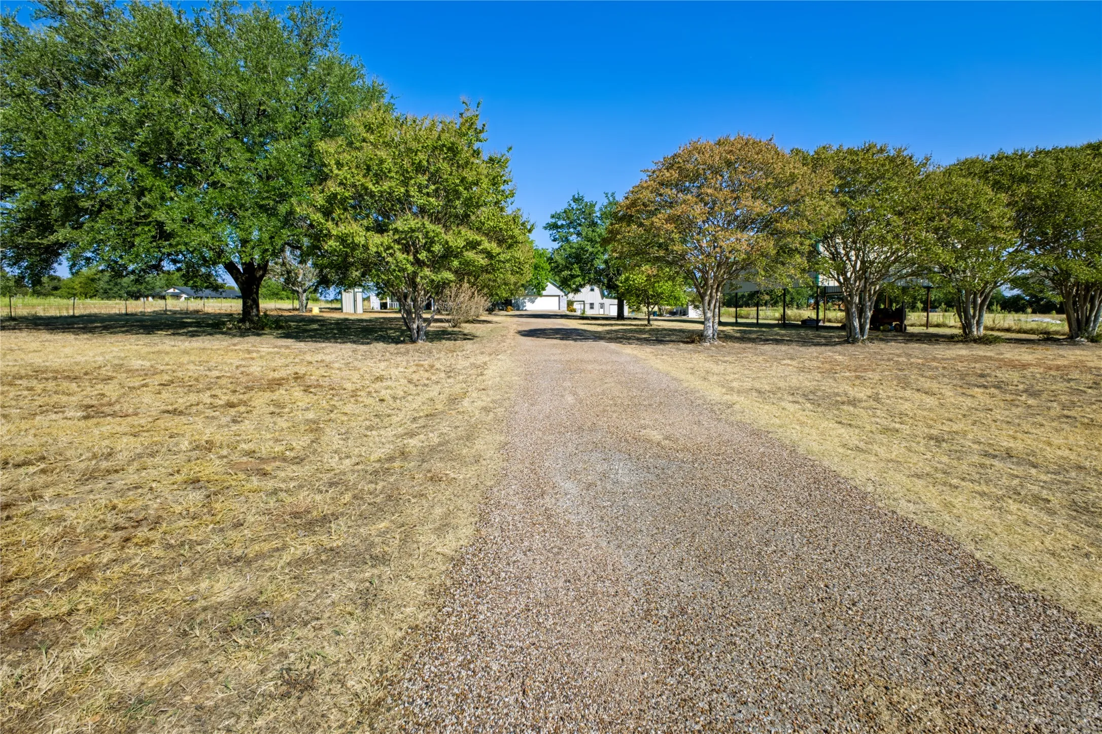 Private driveway to home.