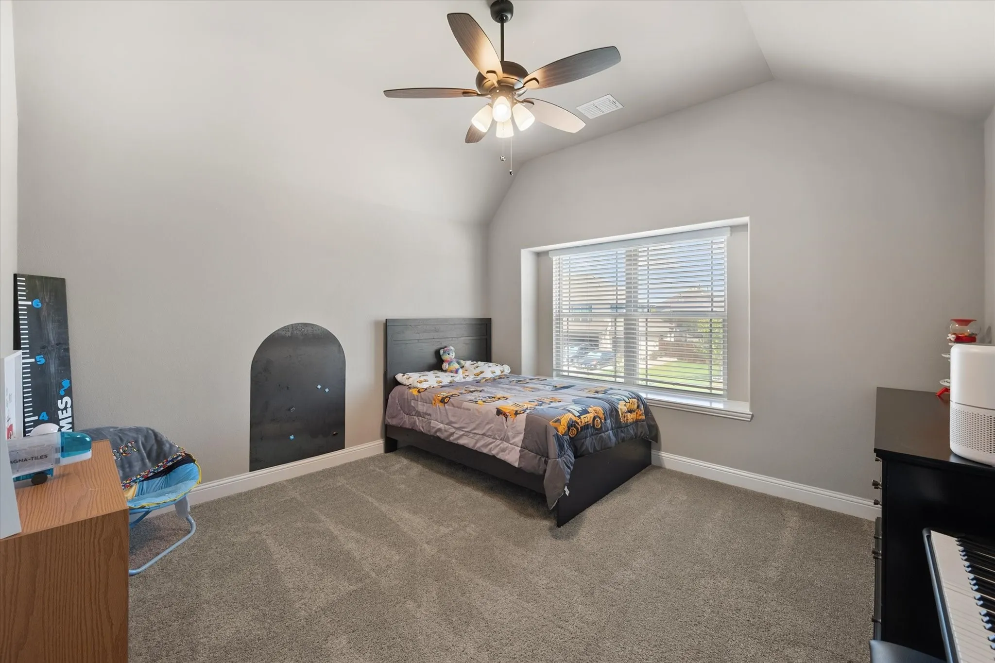Second floor bedroom facing the front of the house