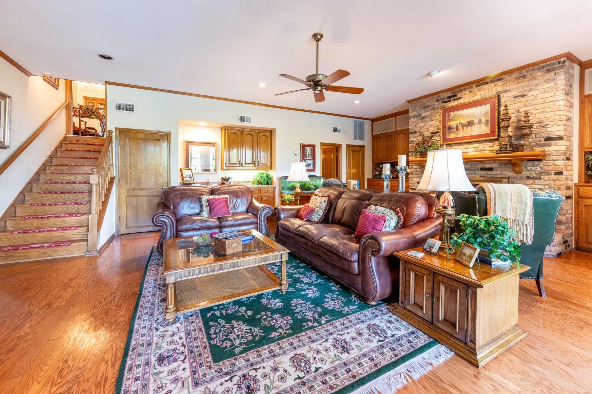 Lower level living room