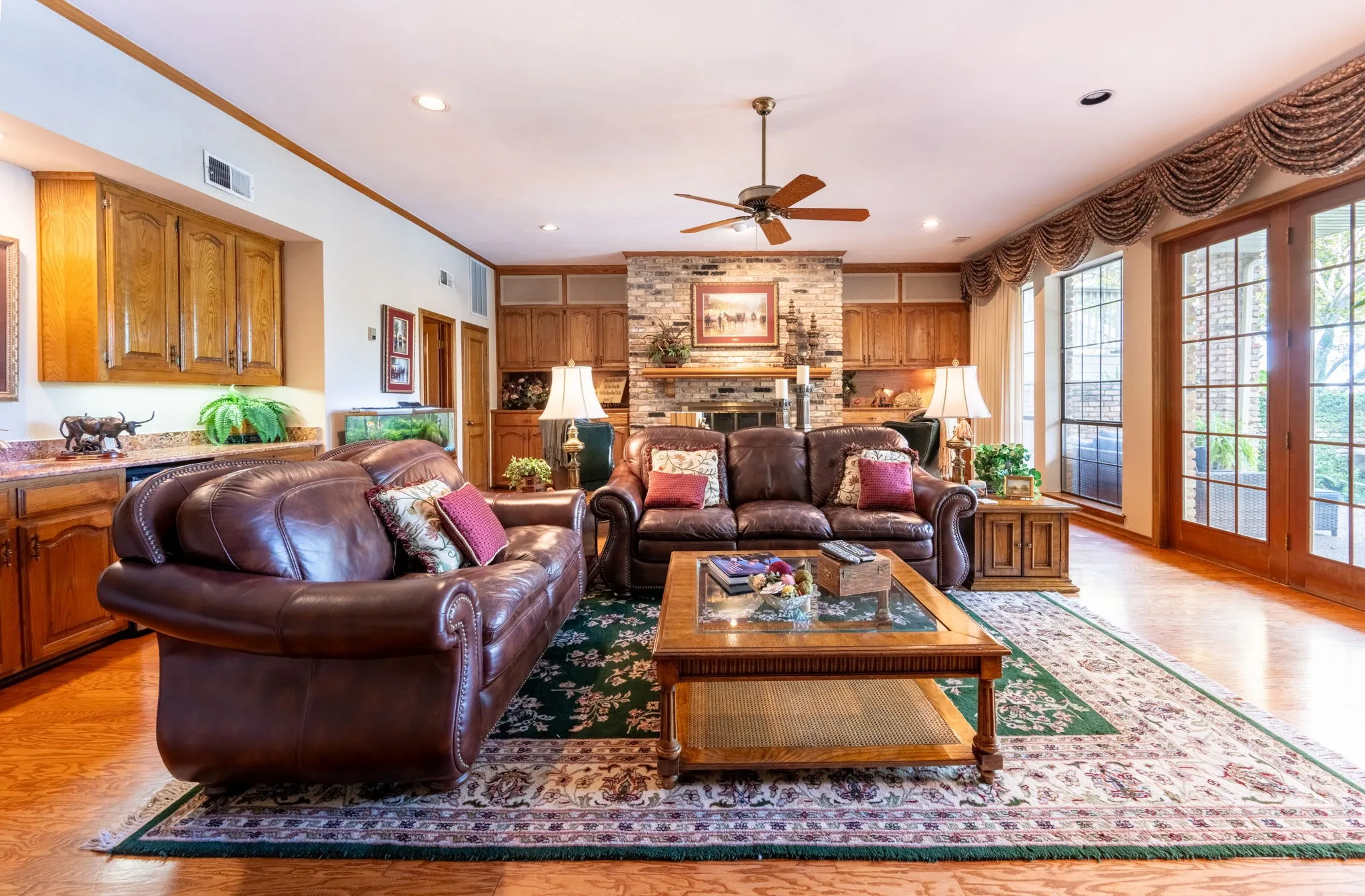 Lower level living room