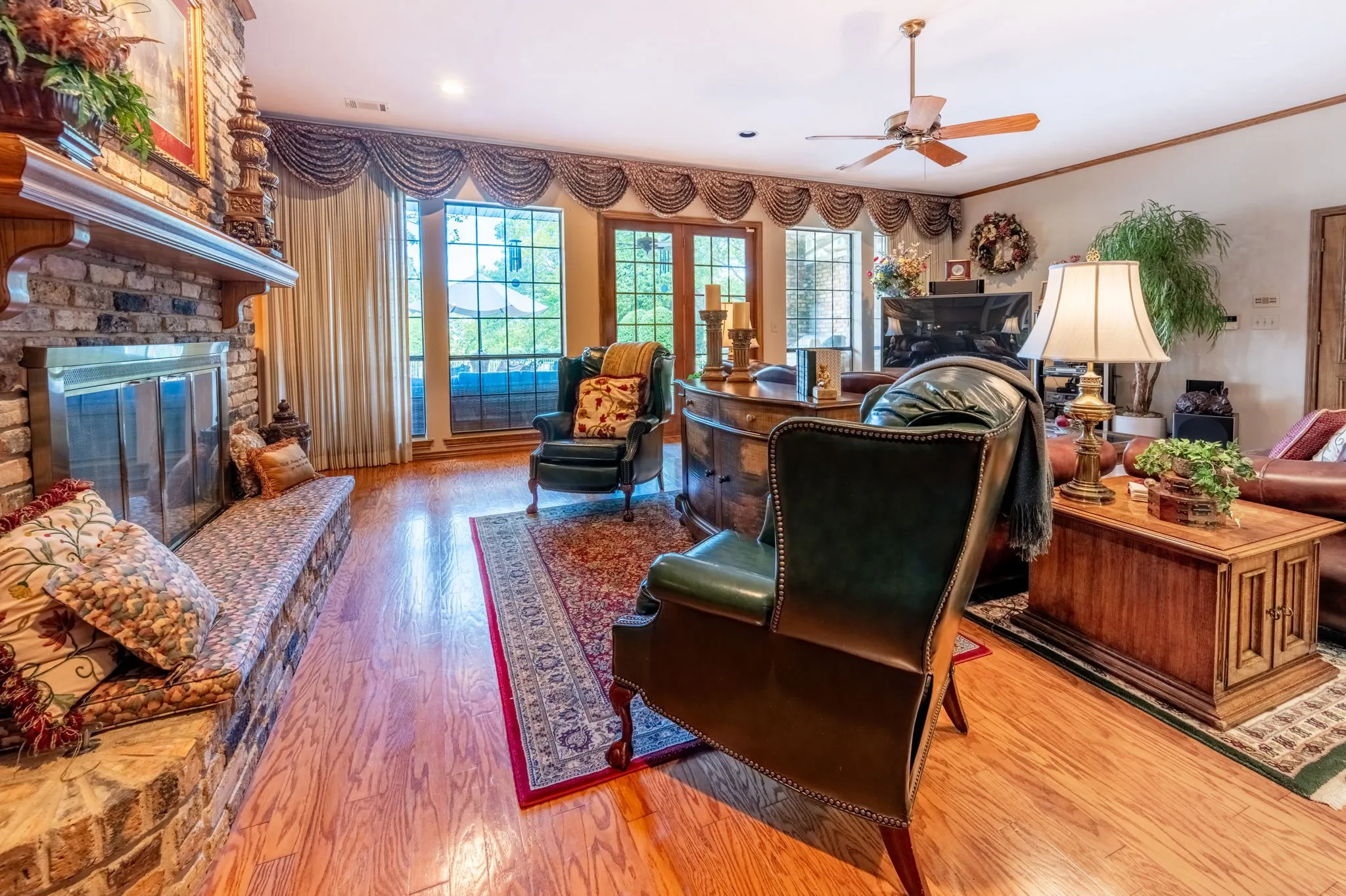 Lower level living room