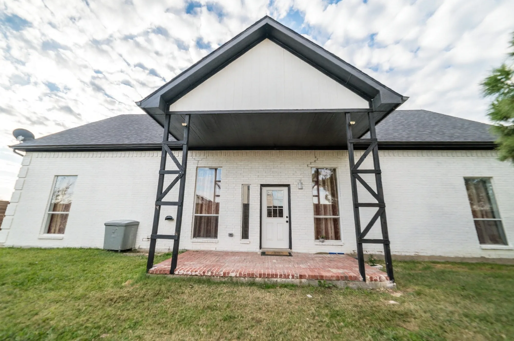 Back covered porch