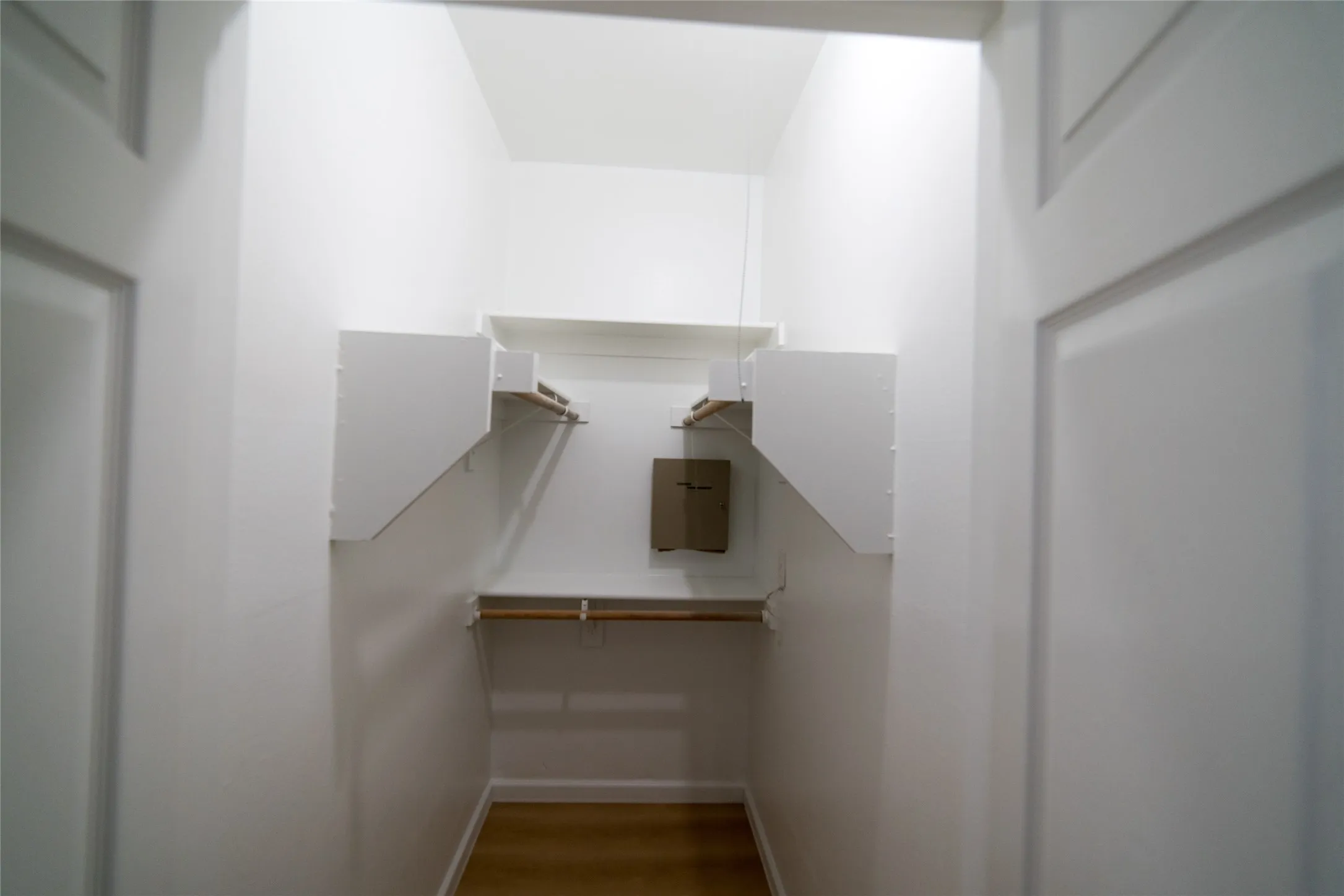 Master closets his and hers