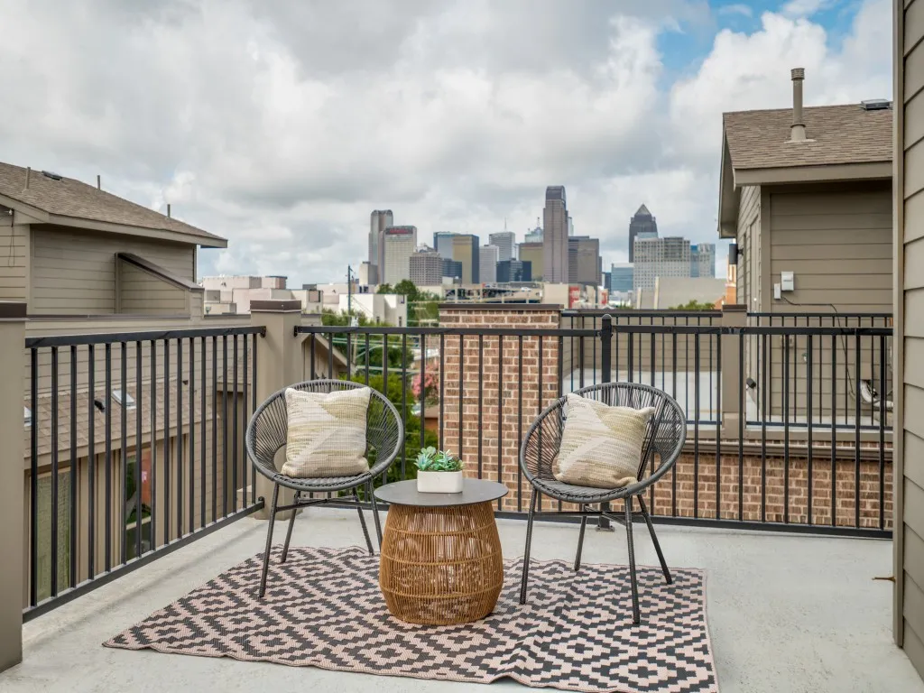 Unobstructed downtown views