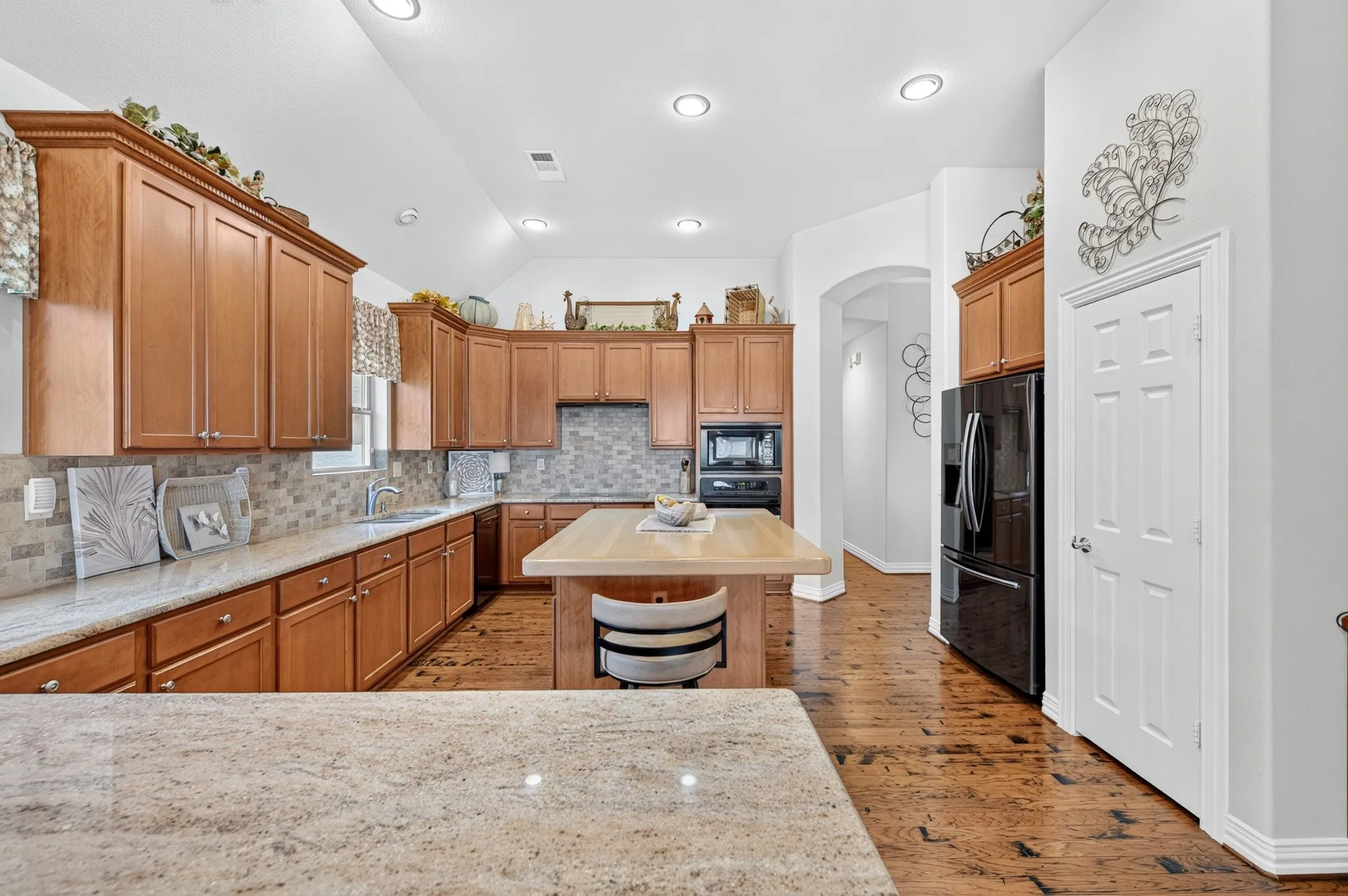This kitchen is huge!