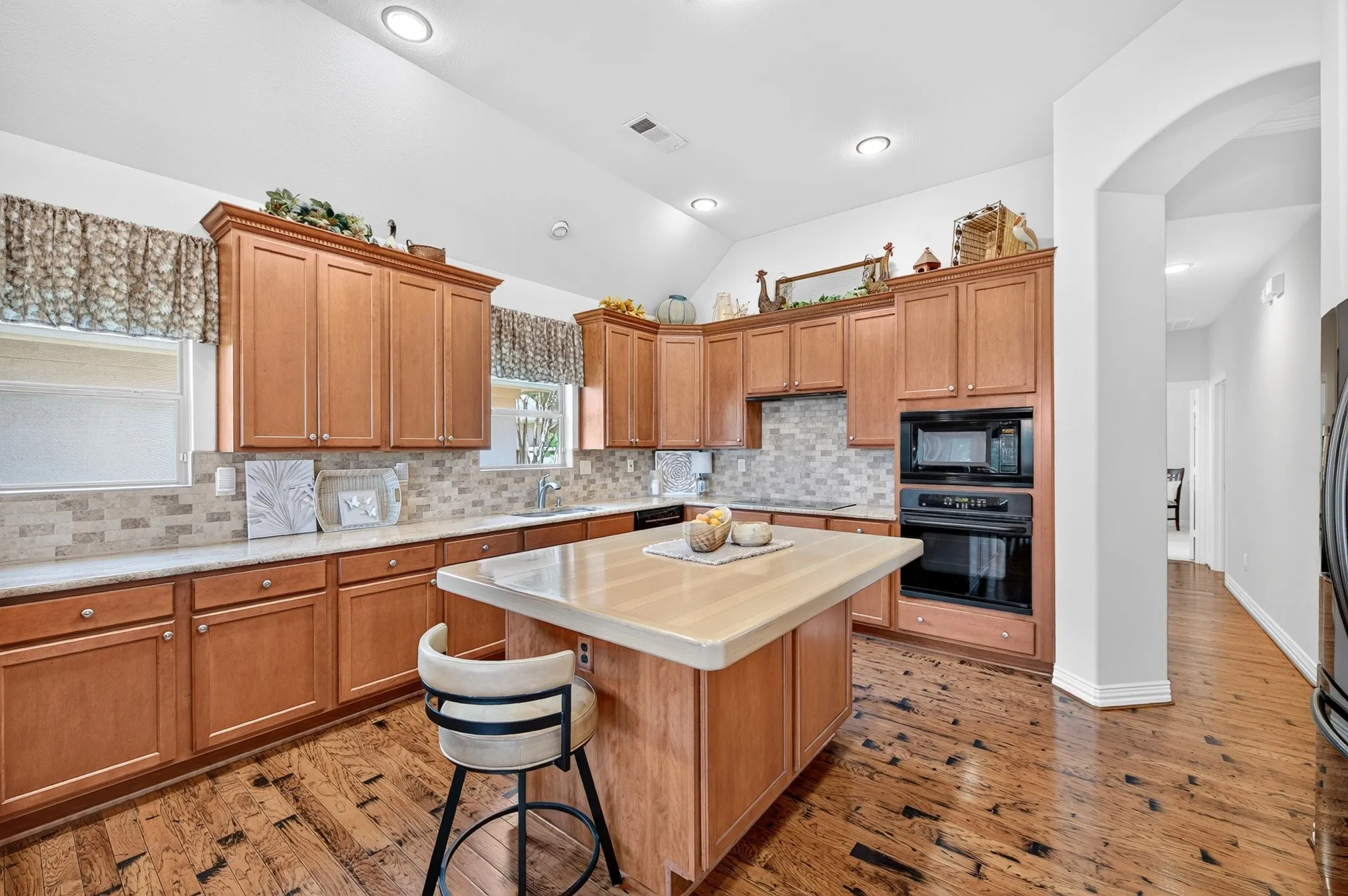 One more view of the heart of the home!