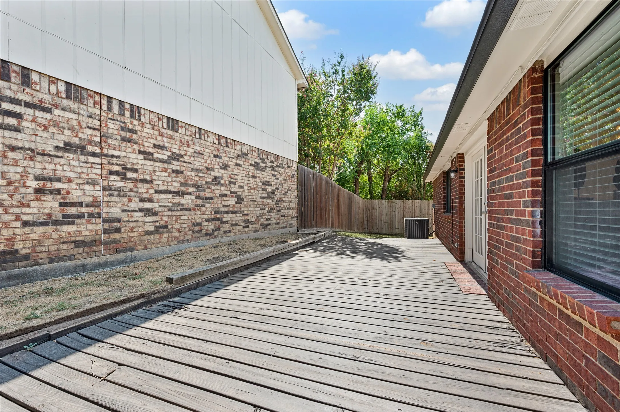 Yard photos have been digitally enhanced to depict green grass.
