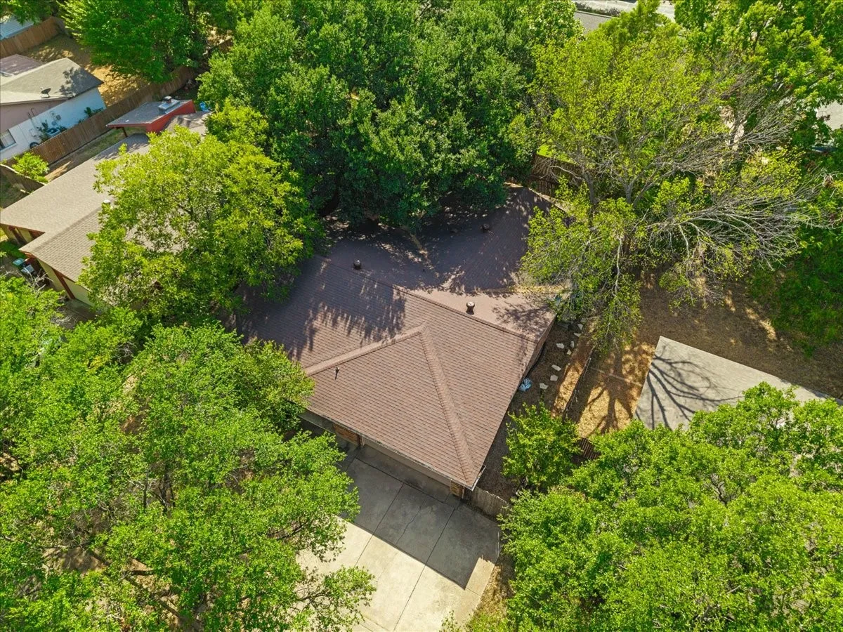 Aerial view of this beautiful lot.