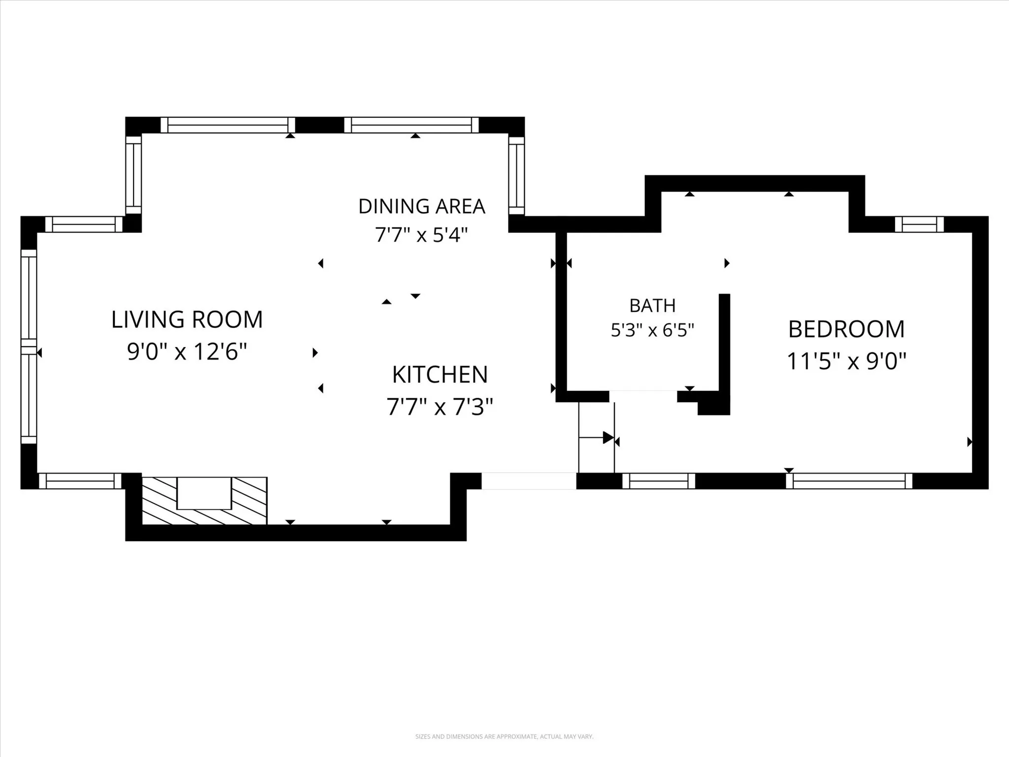 Floor plan for camper
