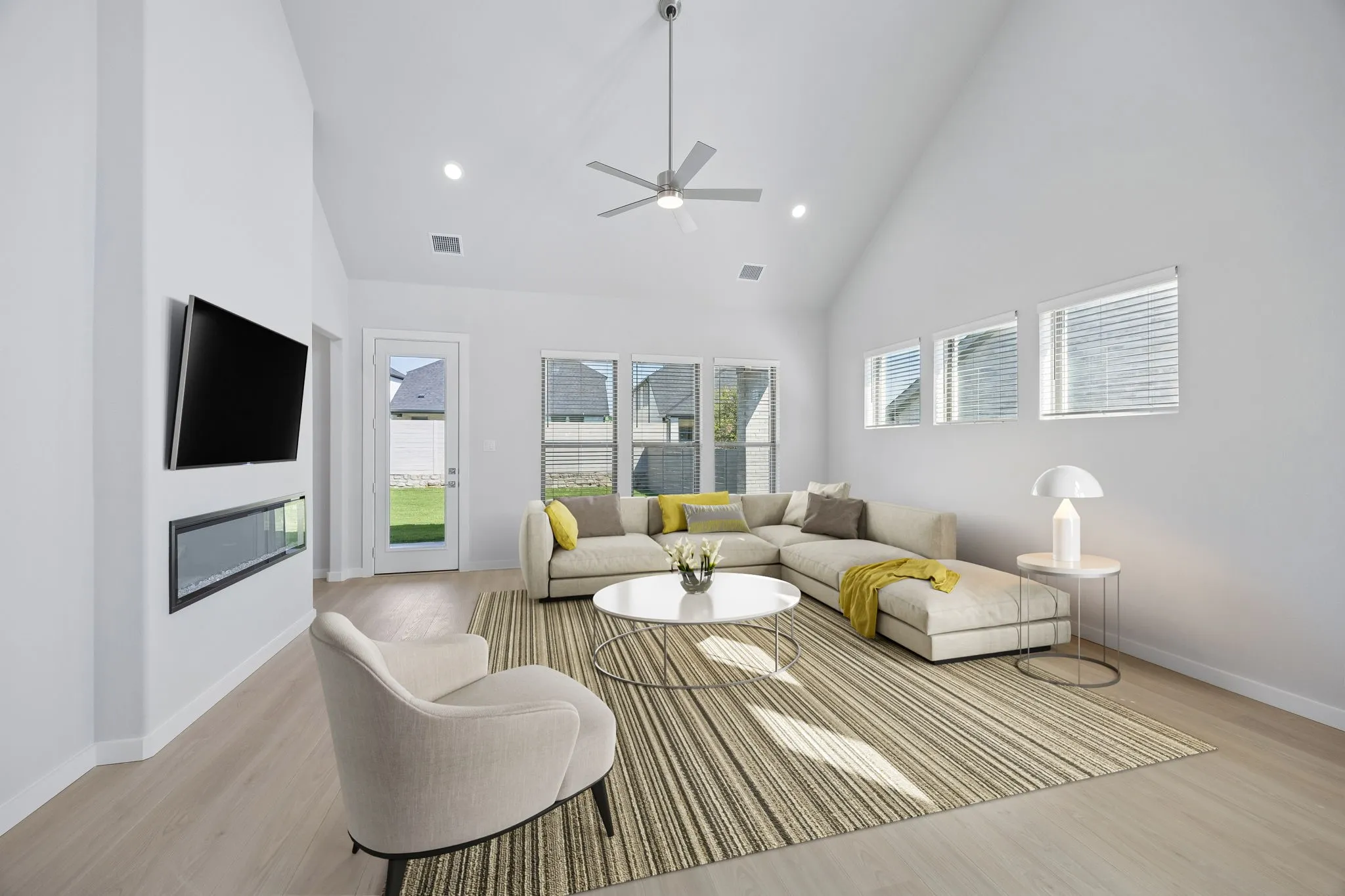 Living Room in the Monet II home plan by Trophy Signature Homes – REPRESENTATIVE PHOTO