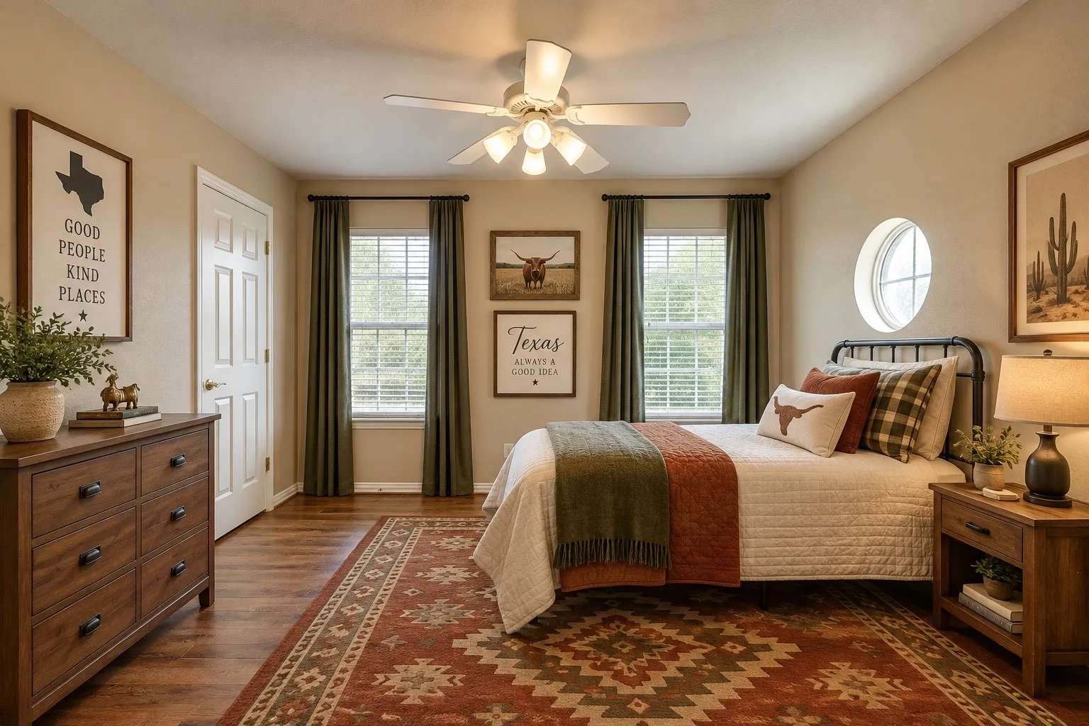 Virtually staged:Upstairs 4th bedroom that can also be an office