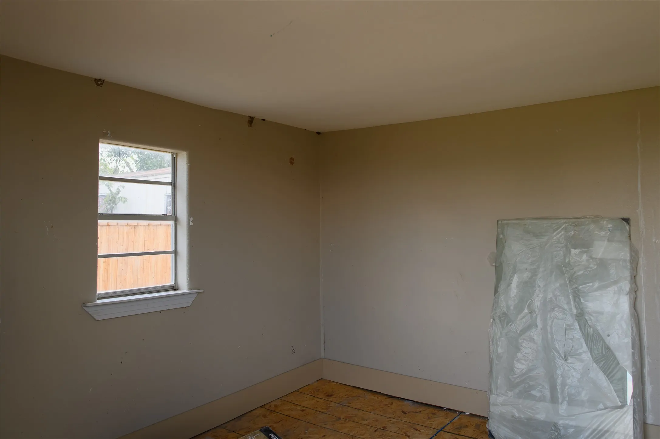 Interior of out building