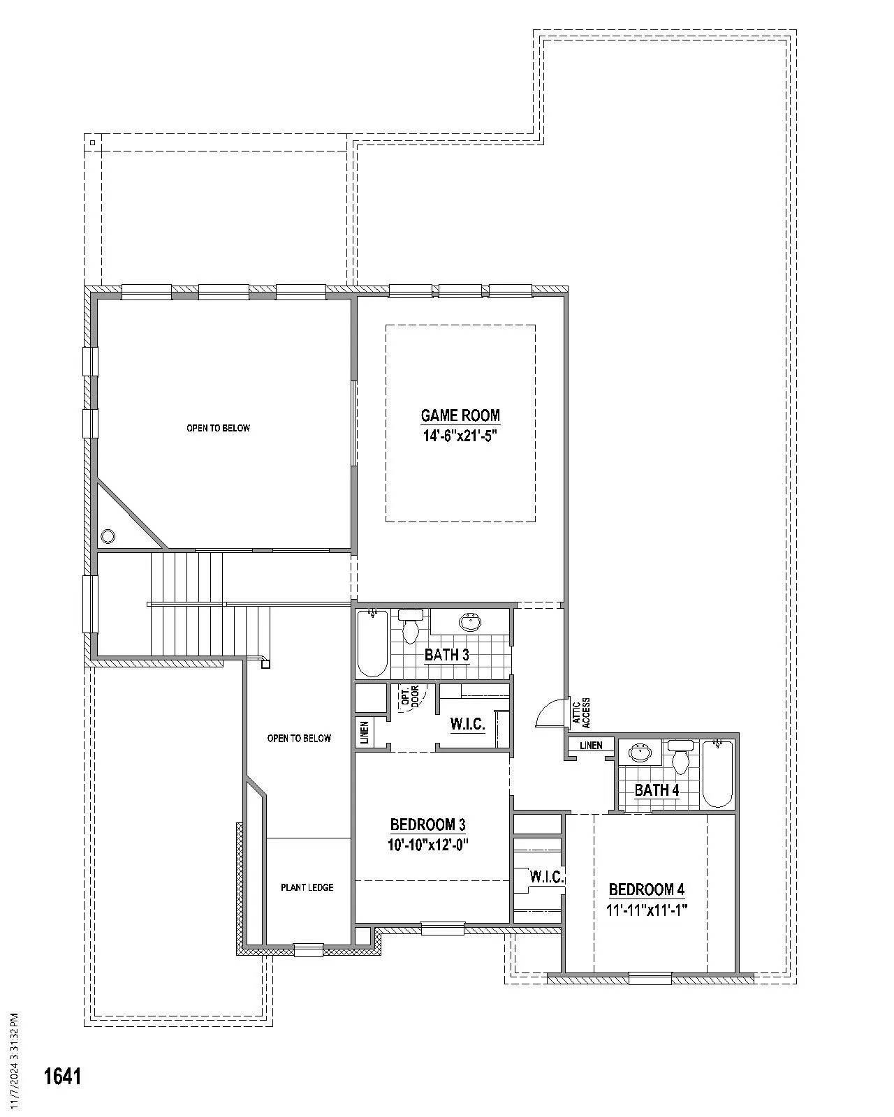 2nd level floor plan