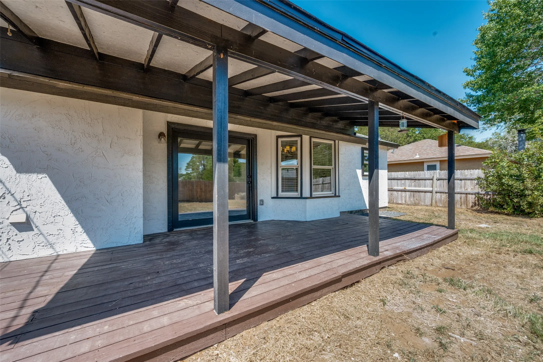 Covered patio