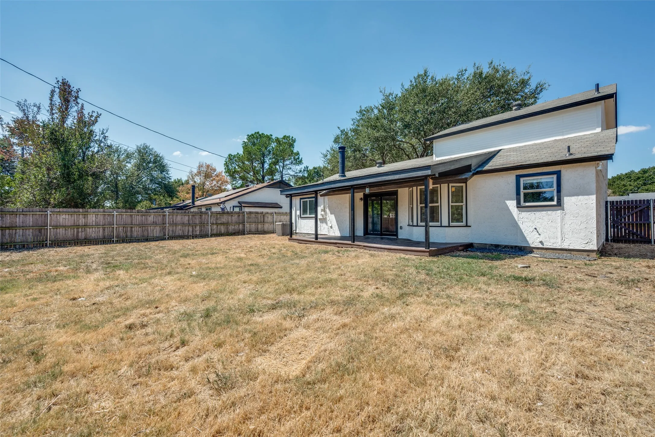 Backview of home
