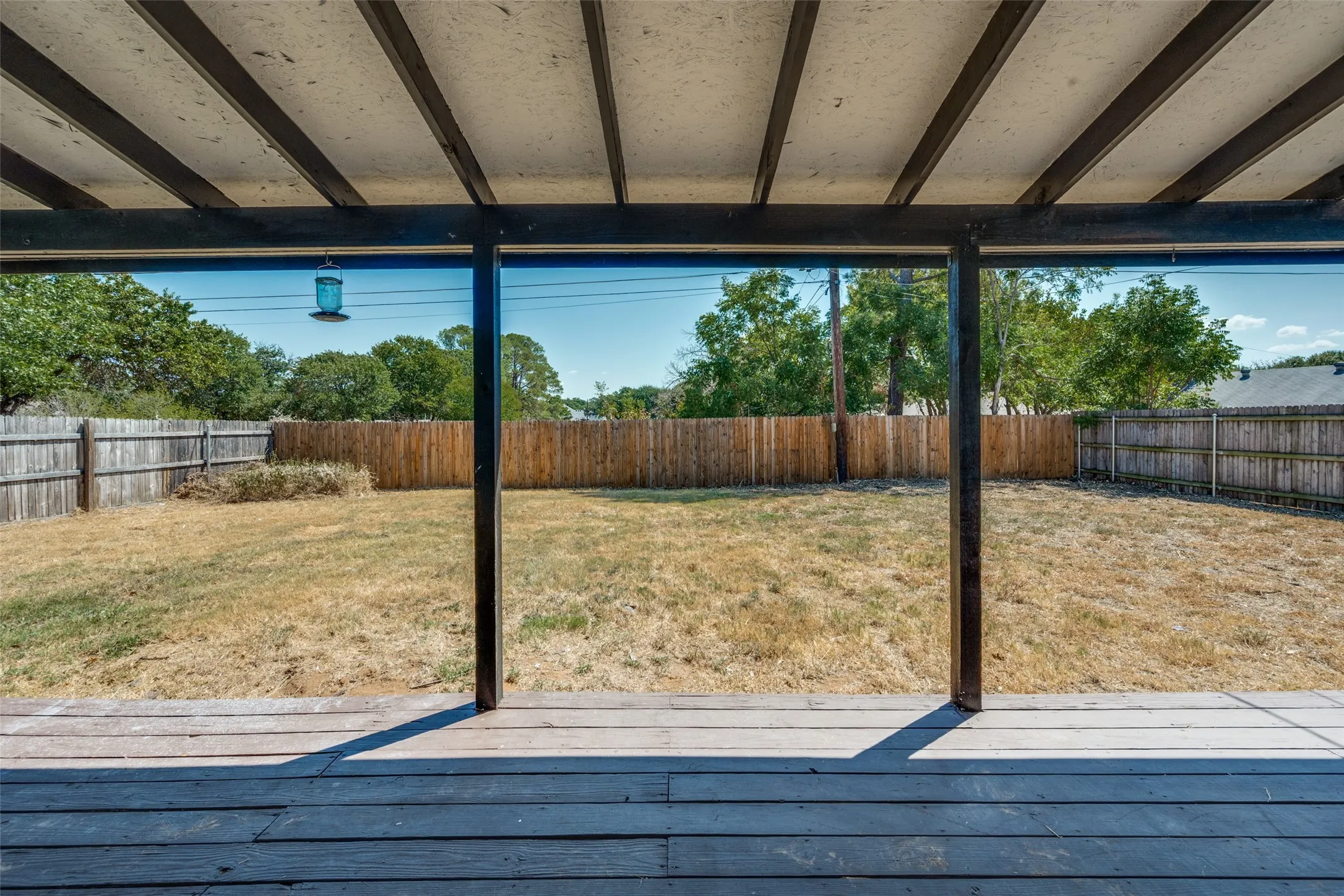 Covered deck