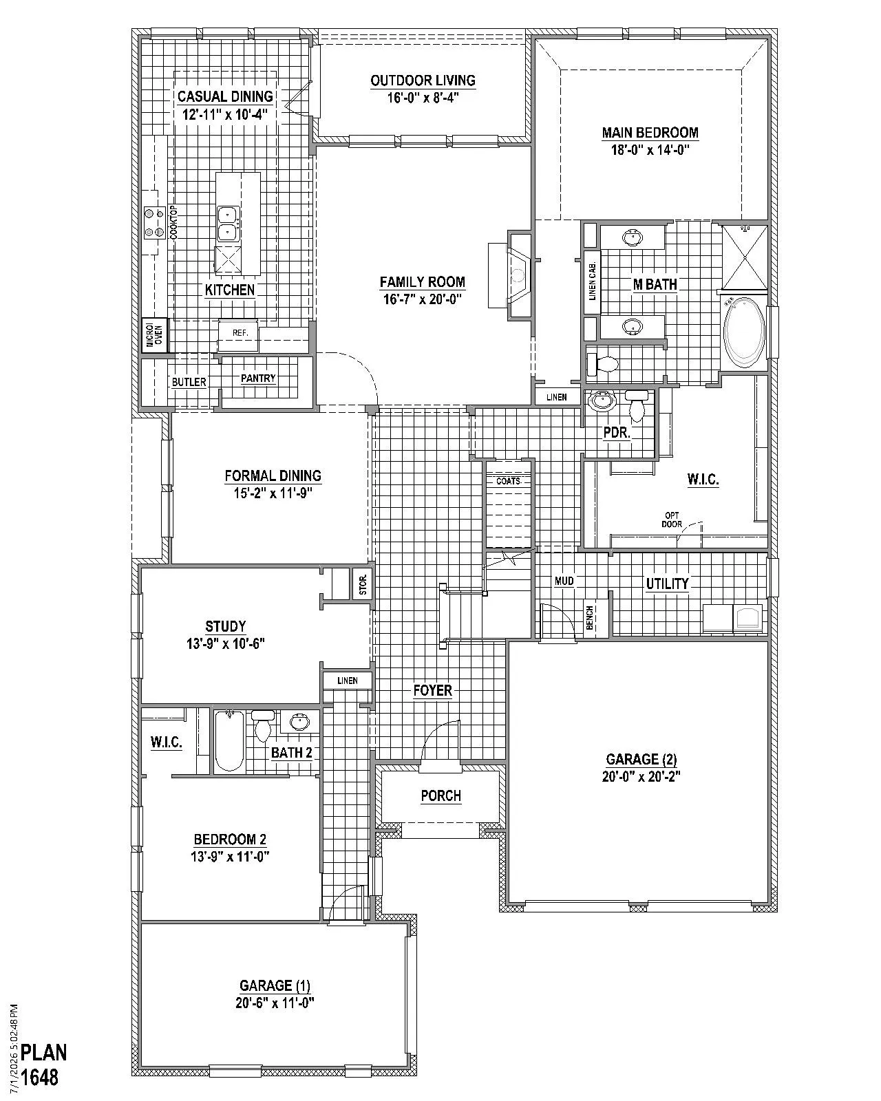 1st level floor plan