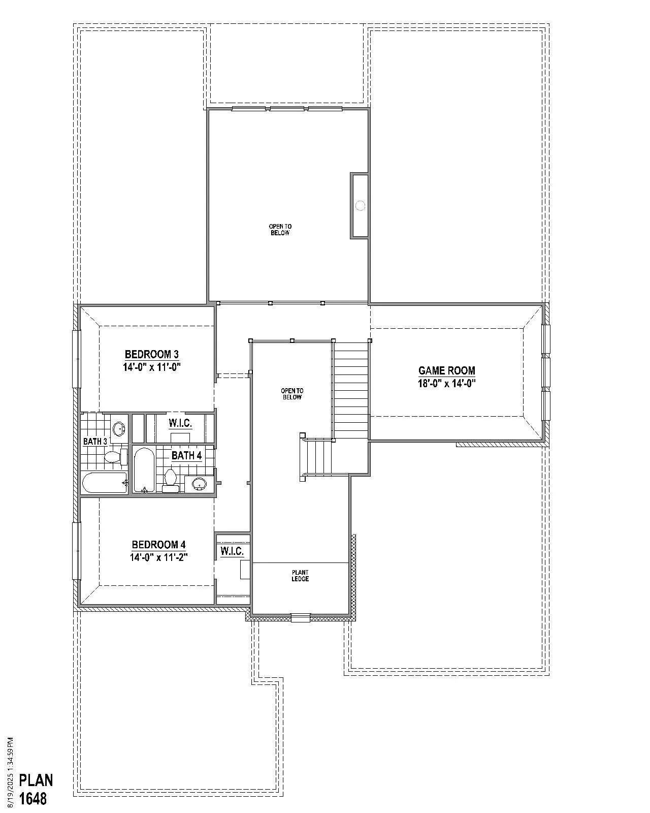 2nd level floor plan