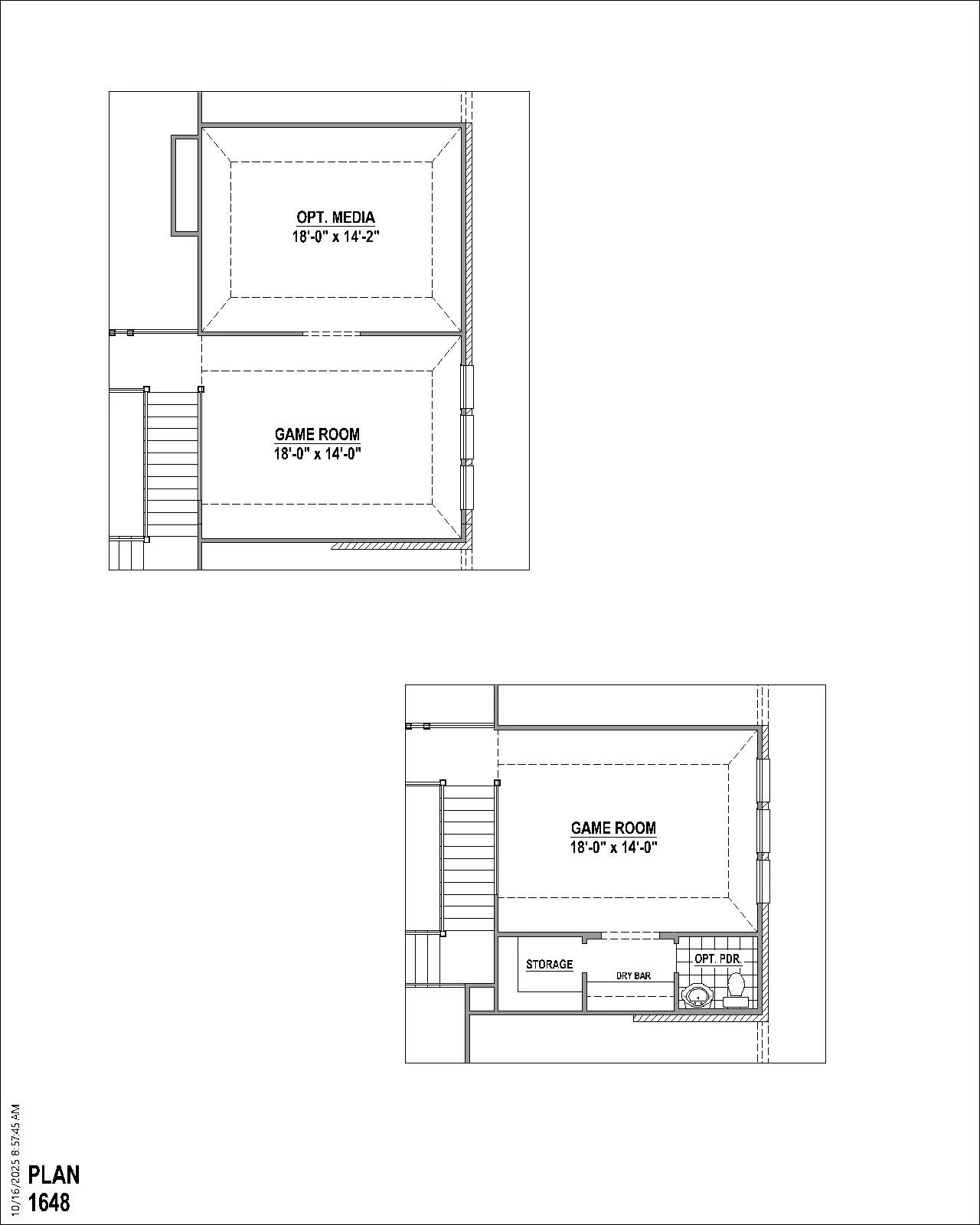 Floor plan options
